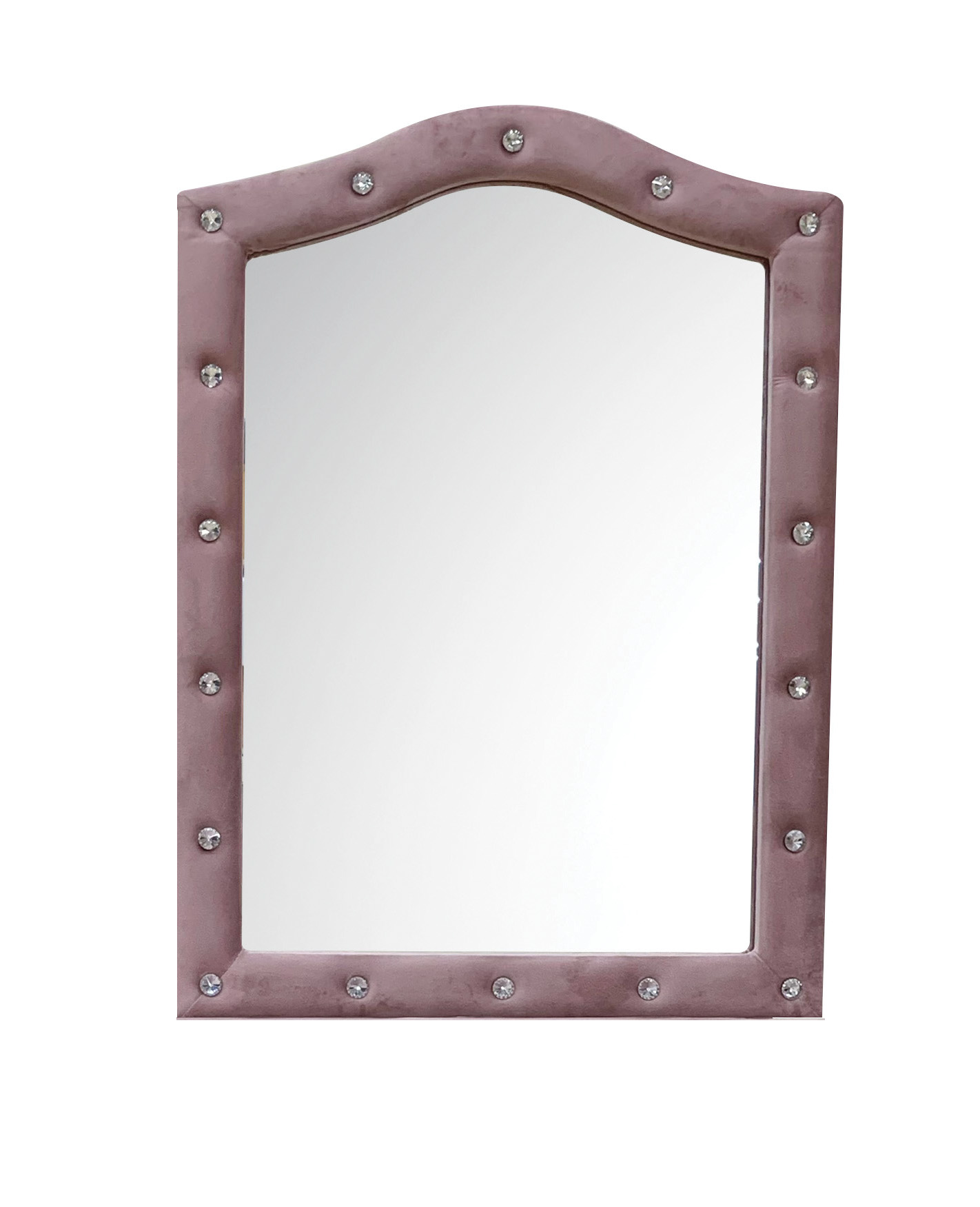 ACME Reggie Mirror, Pink Fabric 30824