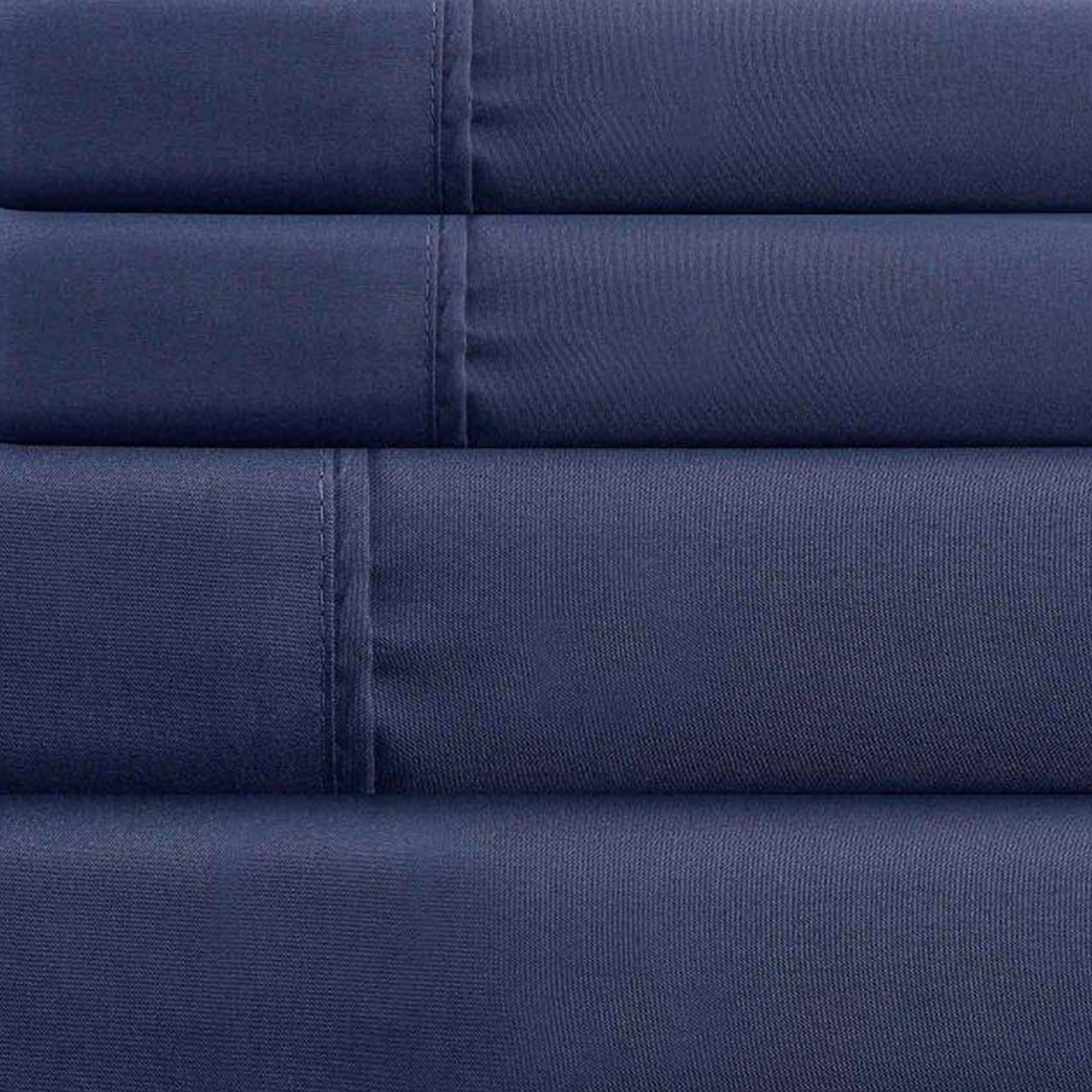 Lanester 4 Piece Queen Size Microfiber Deep Pocket Sheet Set The Urban Port, Blue