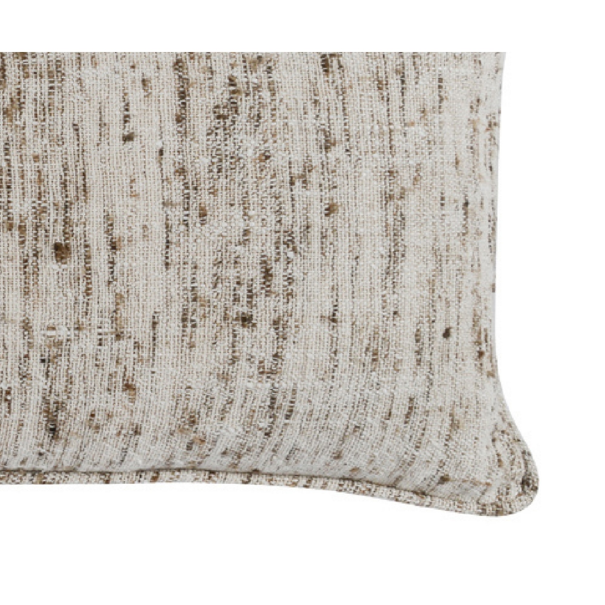 16 x 36 Accent Lumbar Throw Pillow, High Low Texture, Woven Fabric, Ivory