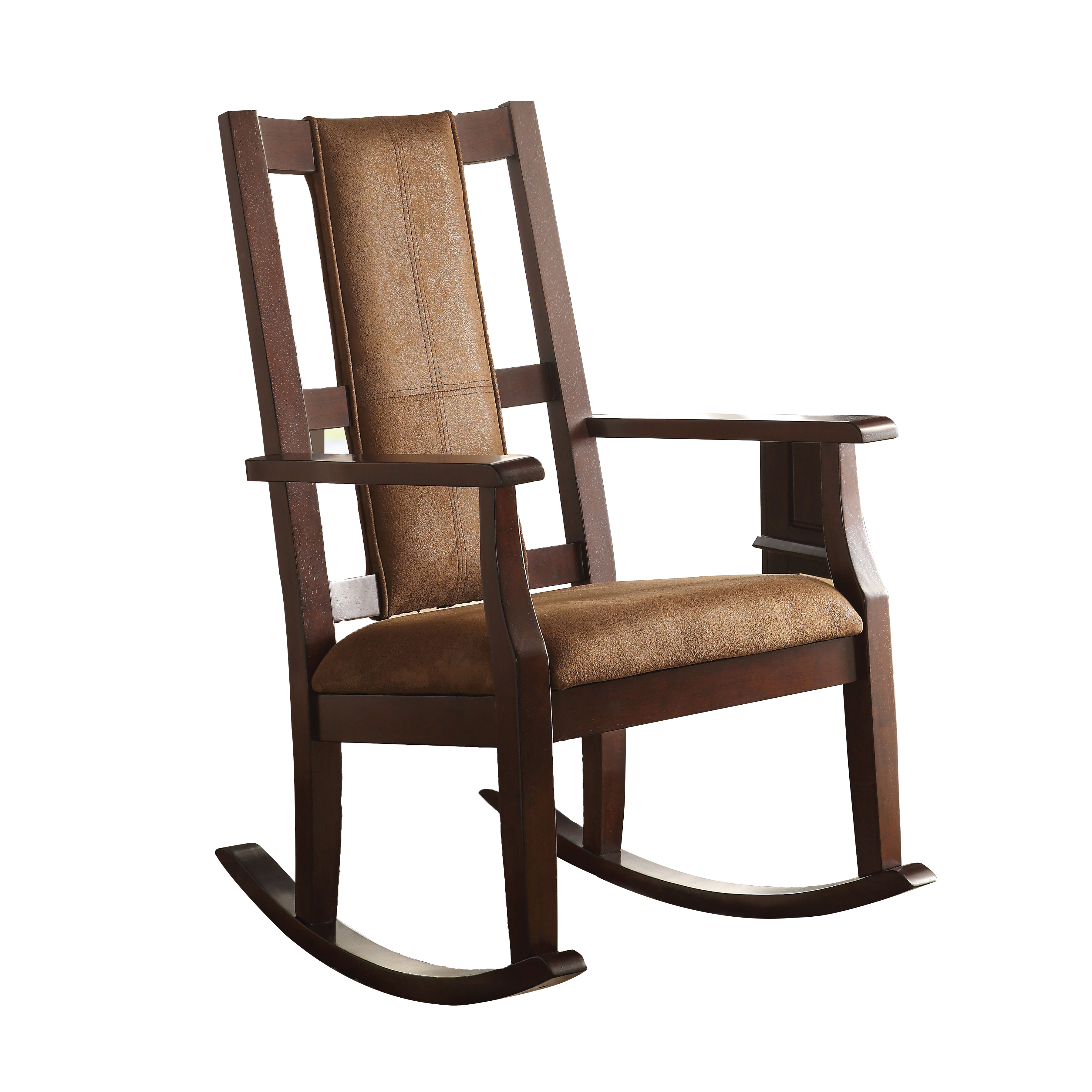 Butsea Wooden Rocking Chair, Brown