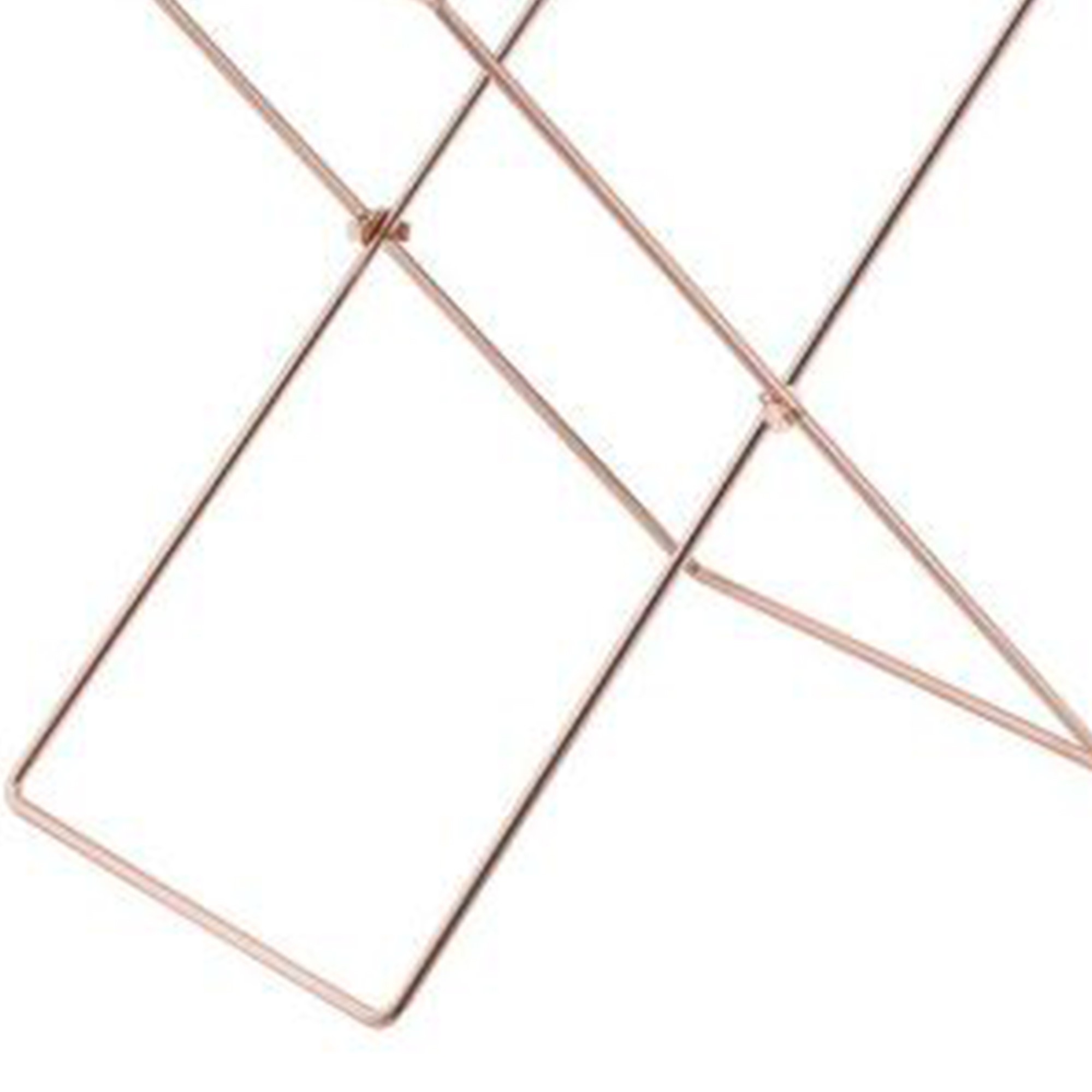 Modish Tray Table, Clear Acrylic & Copper