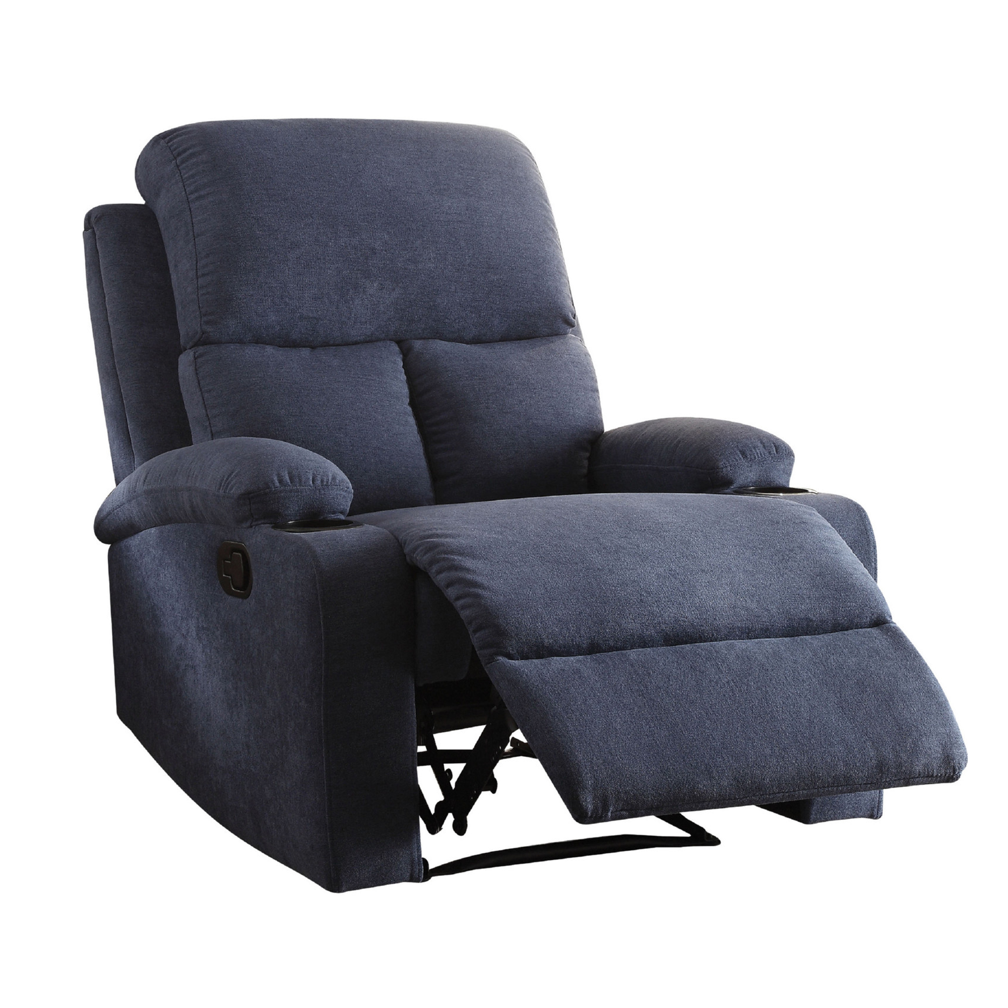 Rosia Comfy Recliner , Blue Linen