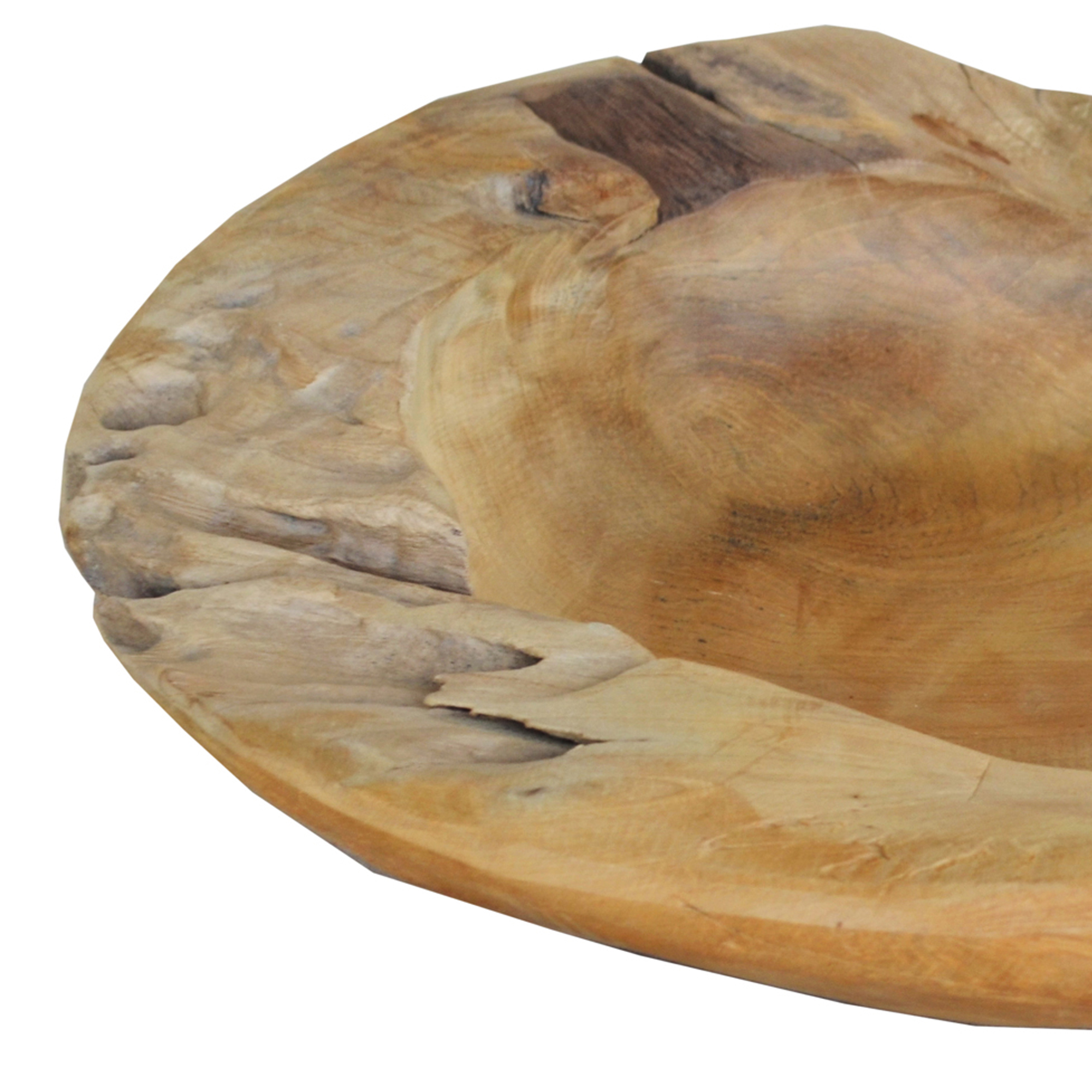 Elegant Decorative Wooden Bowl, Brown