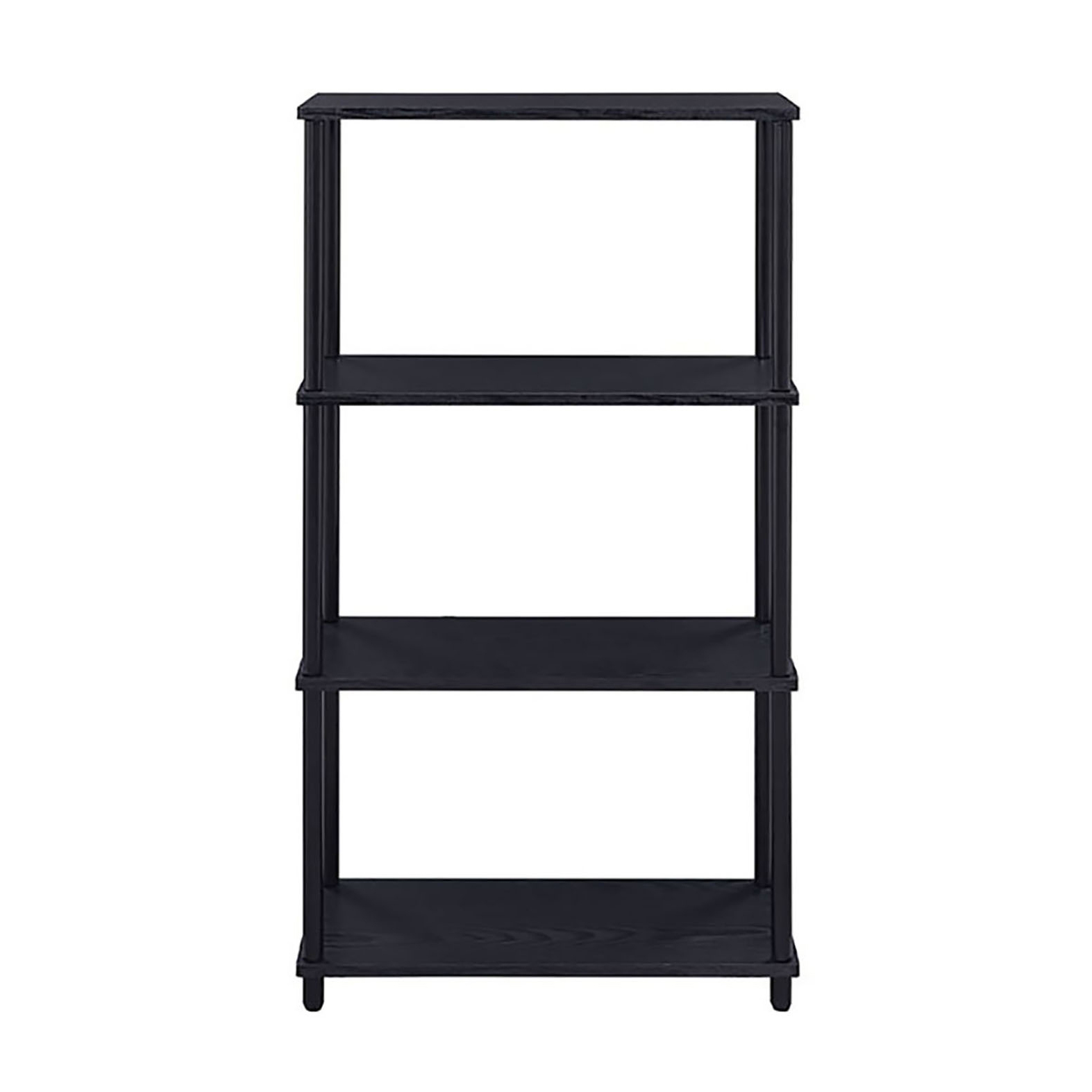 Black Bookshelf with 4 Shelf