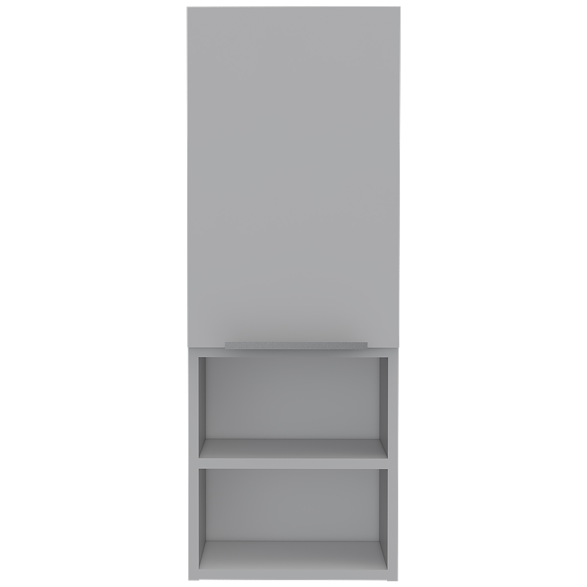 Kingston Rectangle 2-Shelf Medicine Cabinet  White