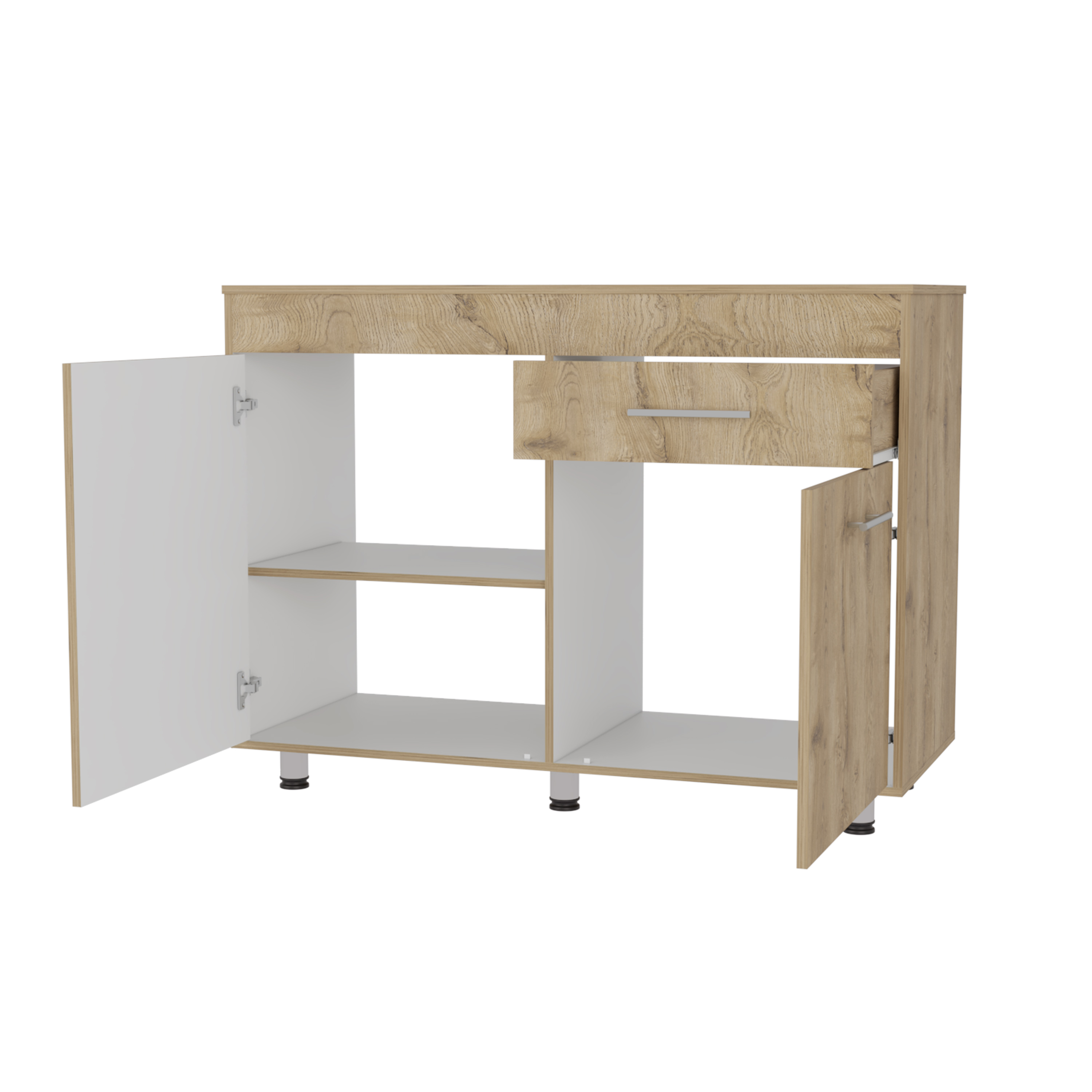 Macadamia 1-Drawer Rectangle Base Cabinet