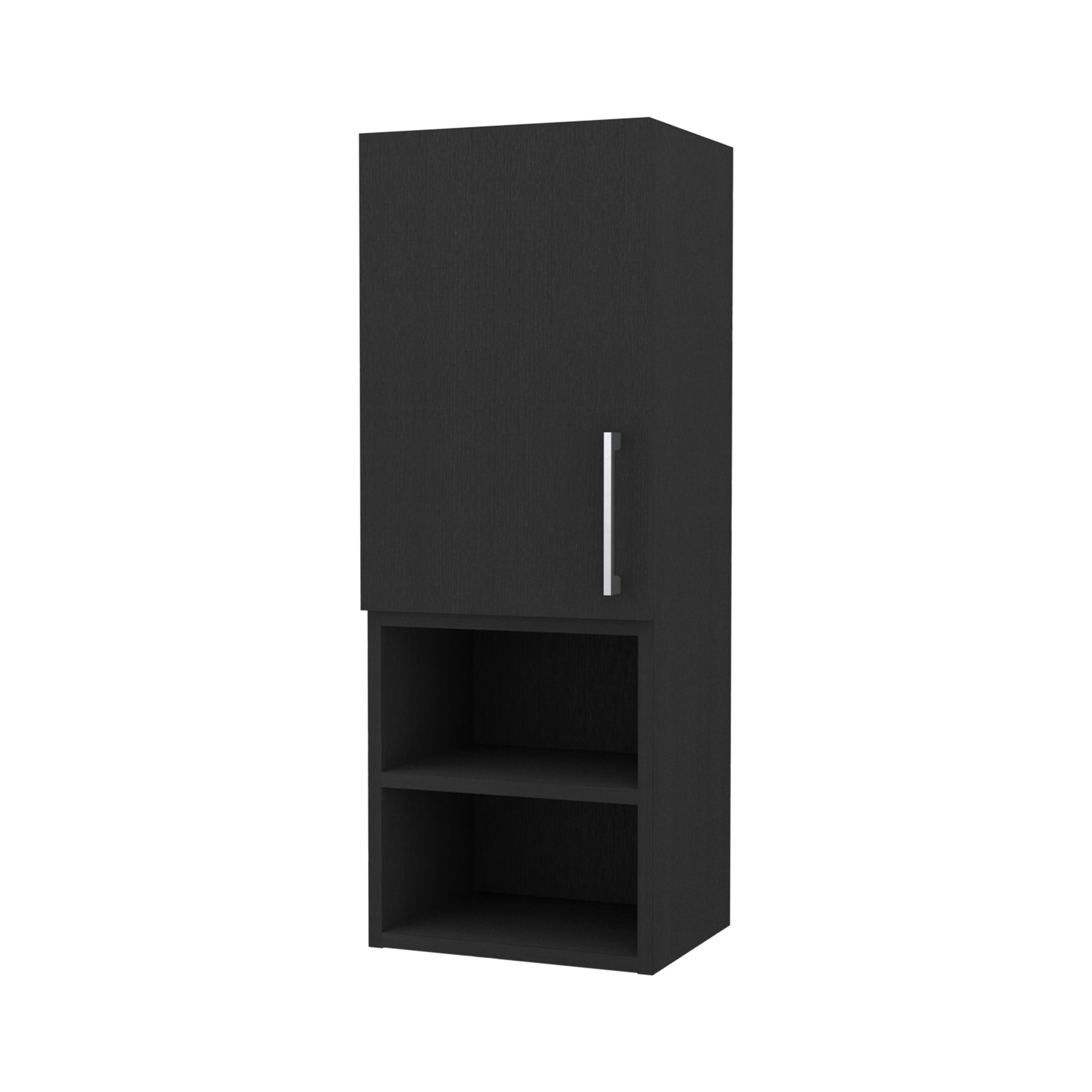 Black Wengue 2-Shelf Medicine Cabinet