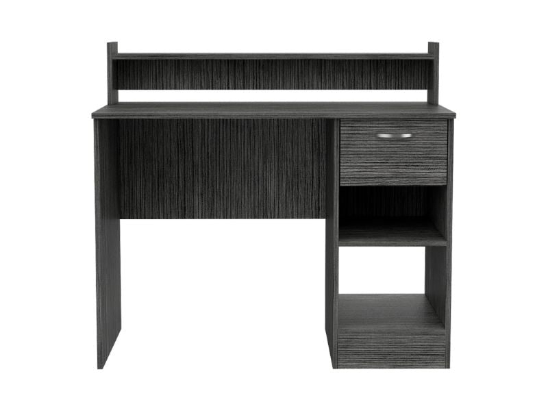 Portland 2-Shelf 1-Drawer Writing Desk Smokey Oak