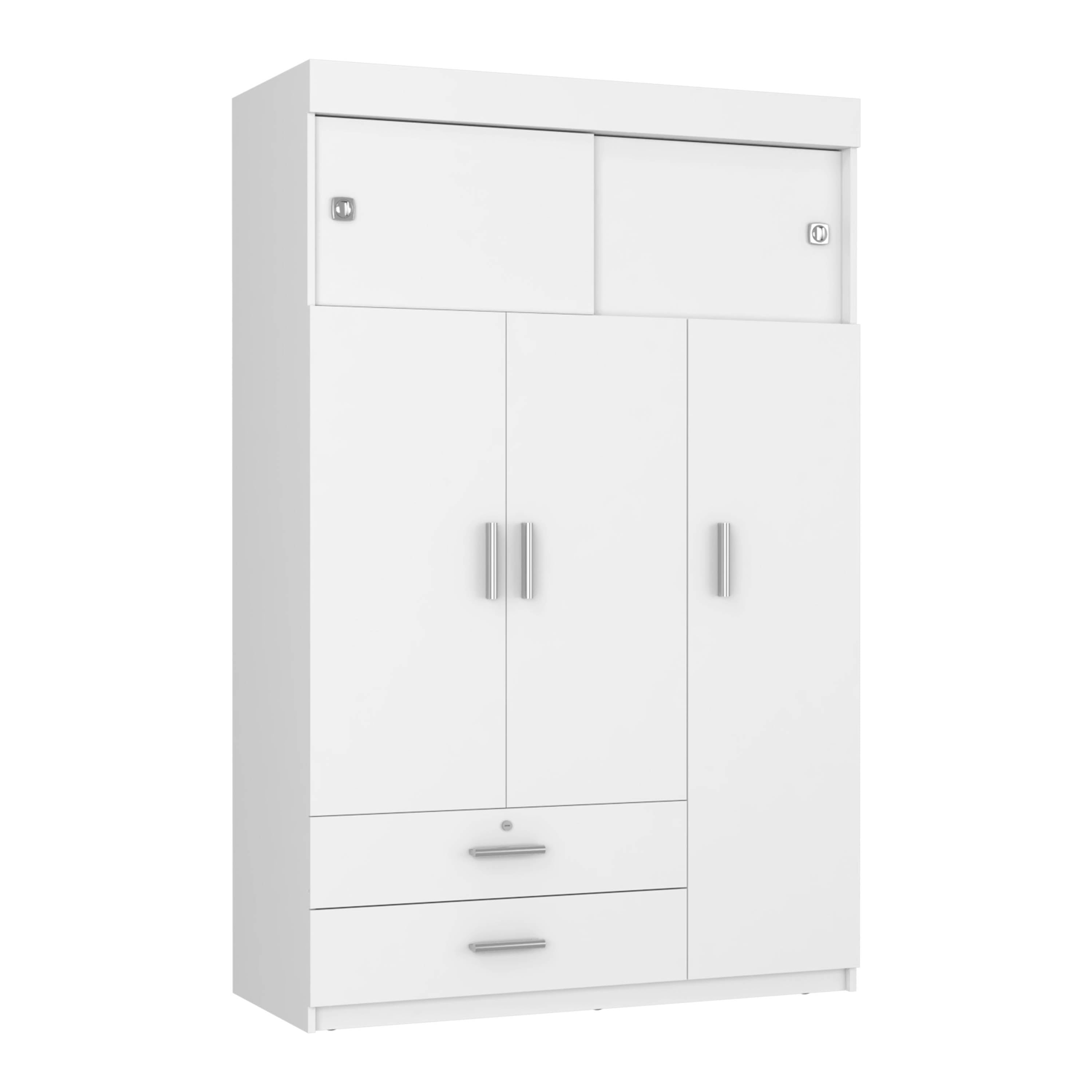 Omaha 2-Piece Armoire and Dresser, White