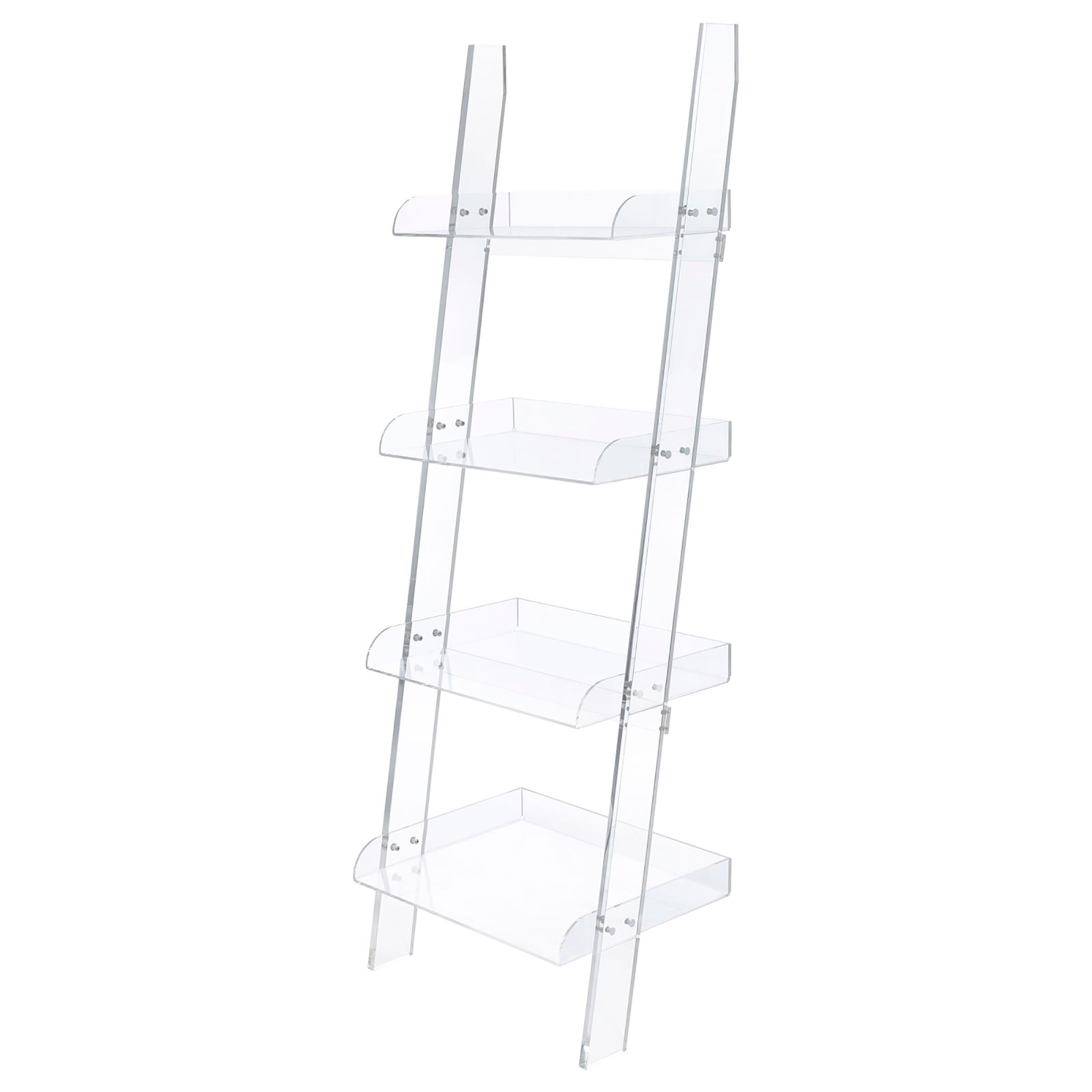 Clear Acrylic Ladder Bookcase