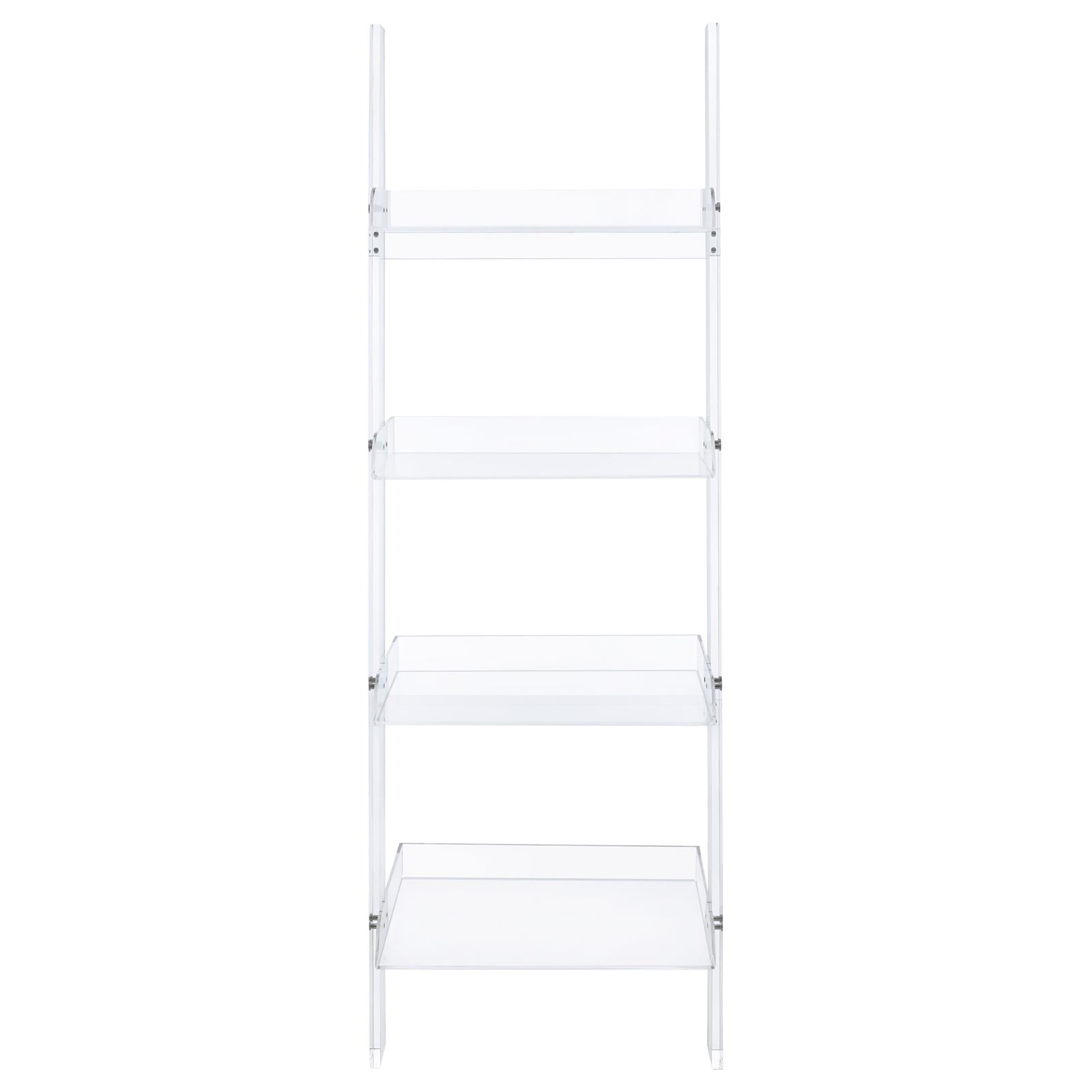 Clear Acrylic Ladder Bookcase