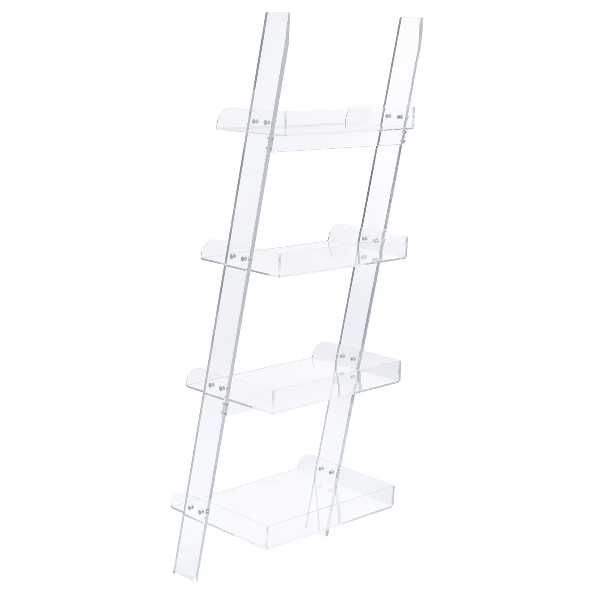 Clear Acrylic Ladder Bookcase