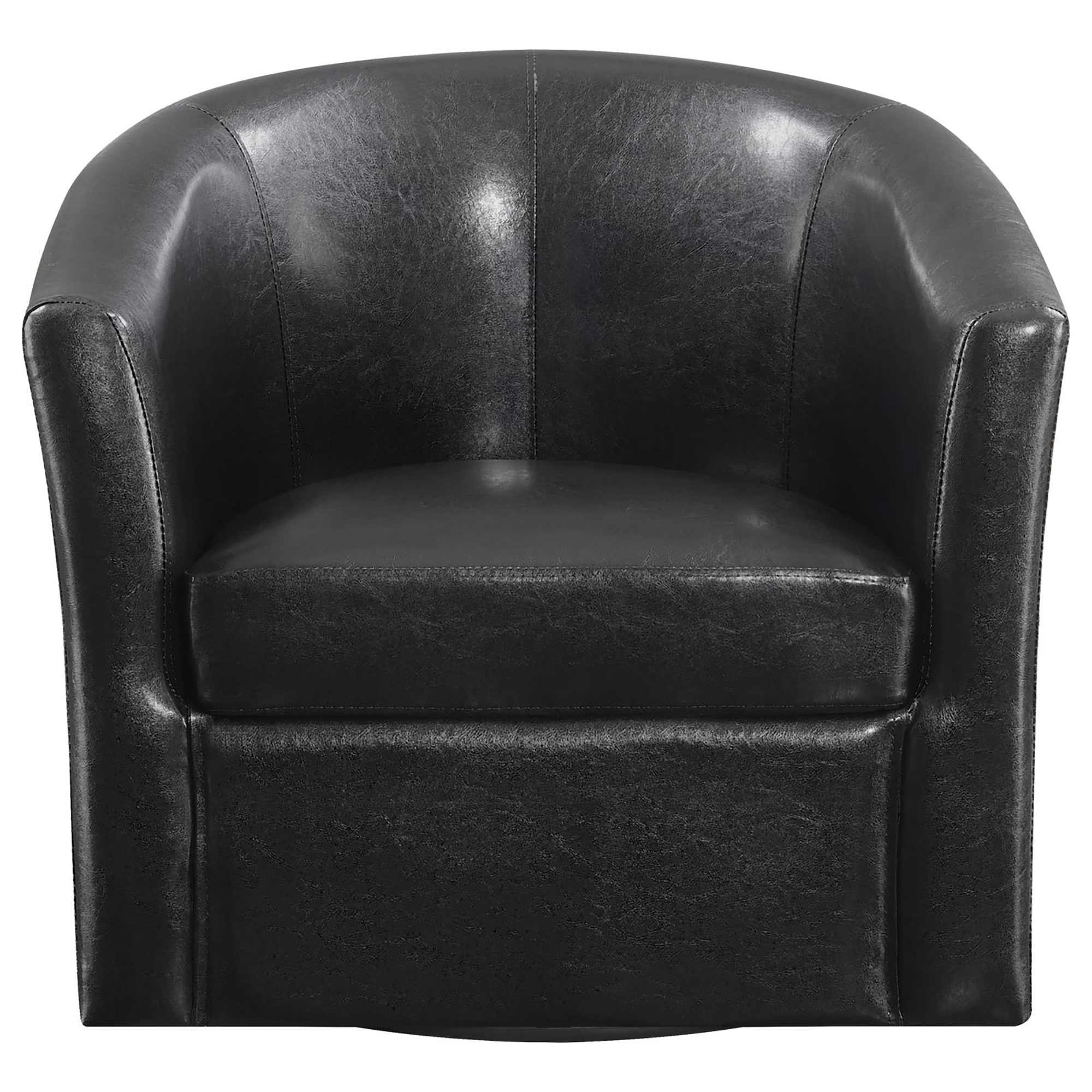 Dark Brown Swivel Armchair