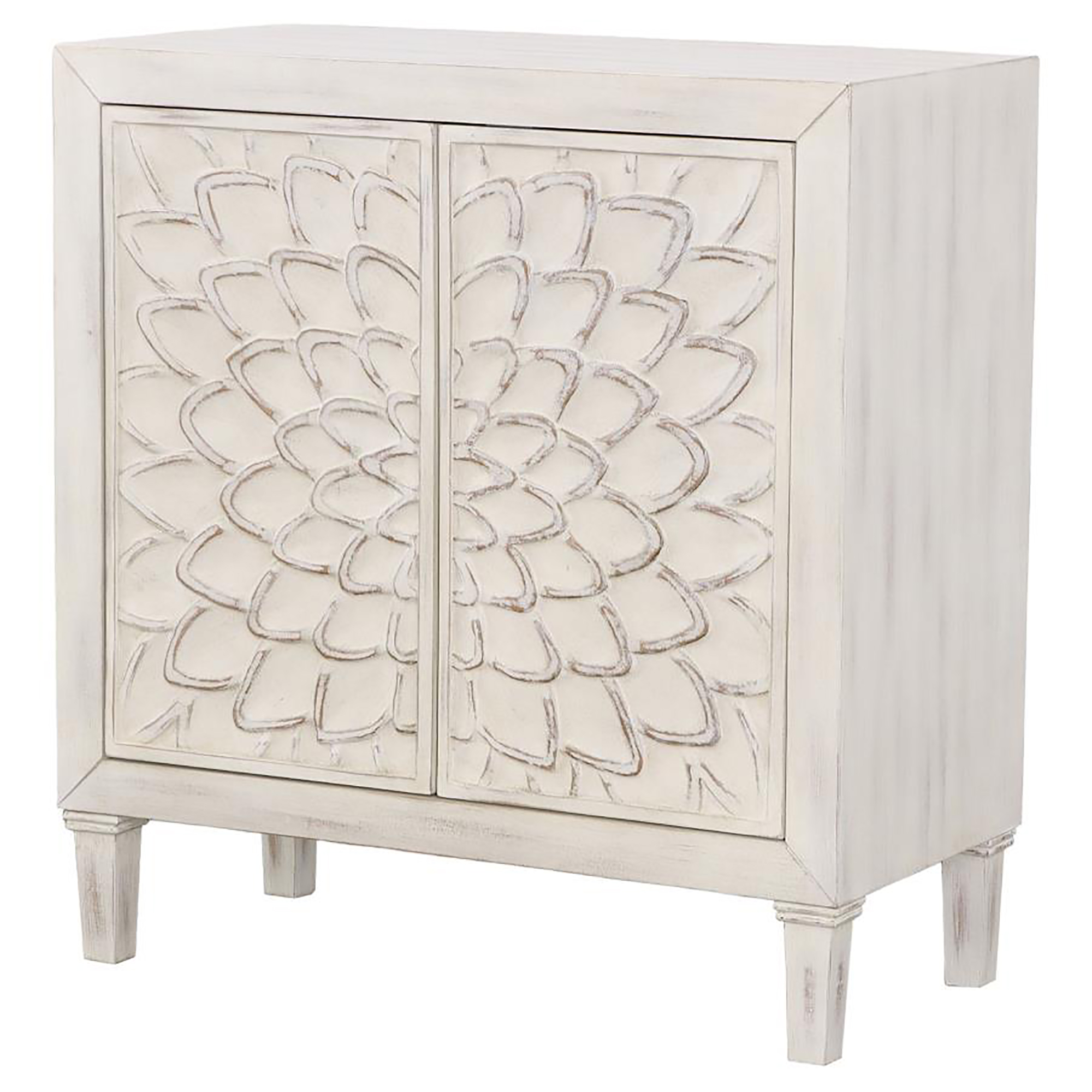 White 2-door Accent Cabinet