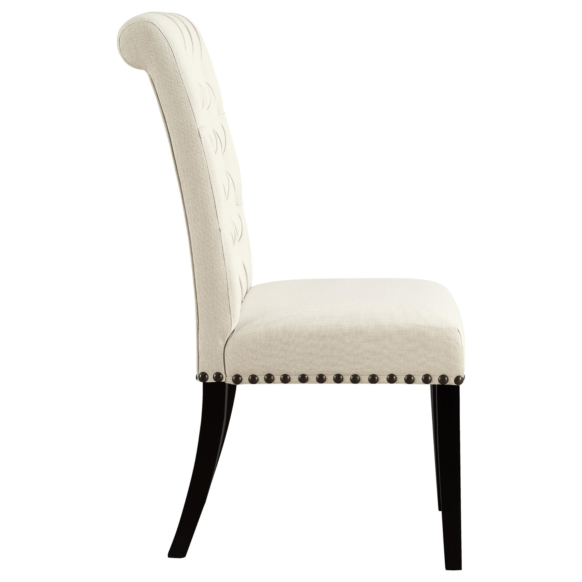 Beige Tufted Side Chairs (Set of 2)