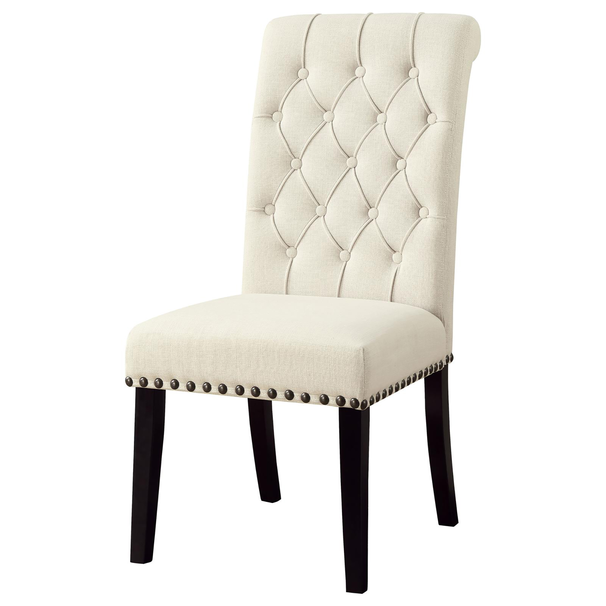 Beige Tufted Side Chairs (Set of 2)