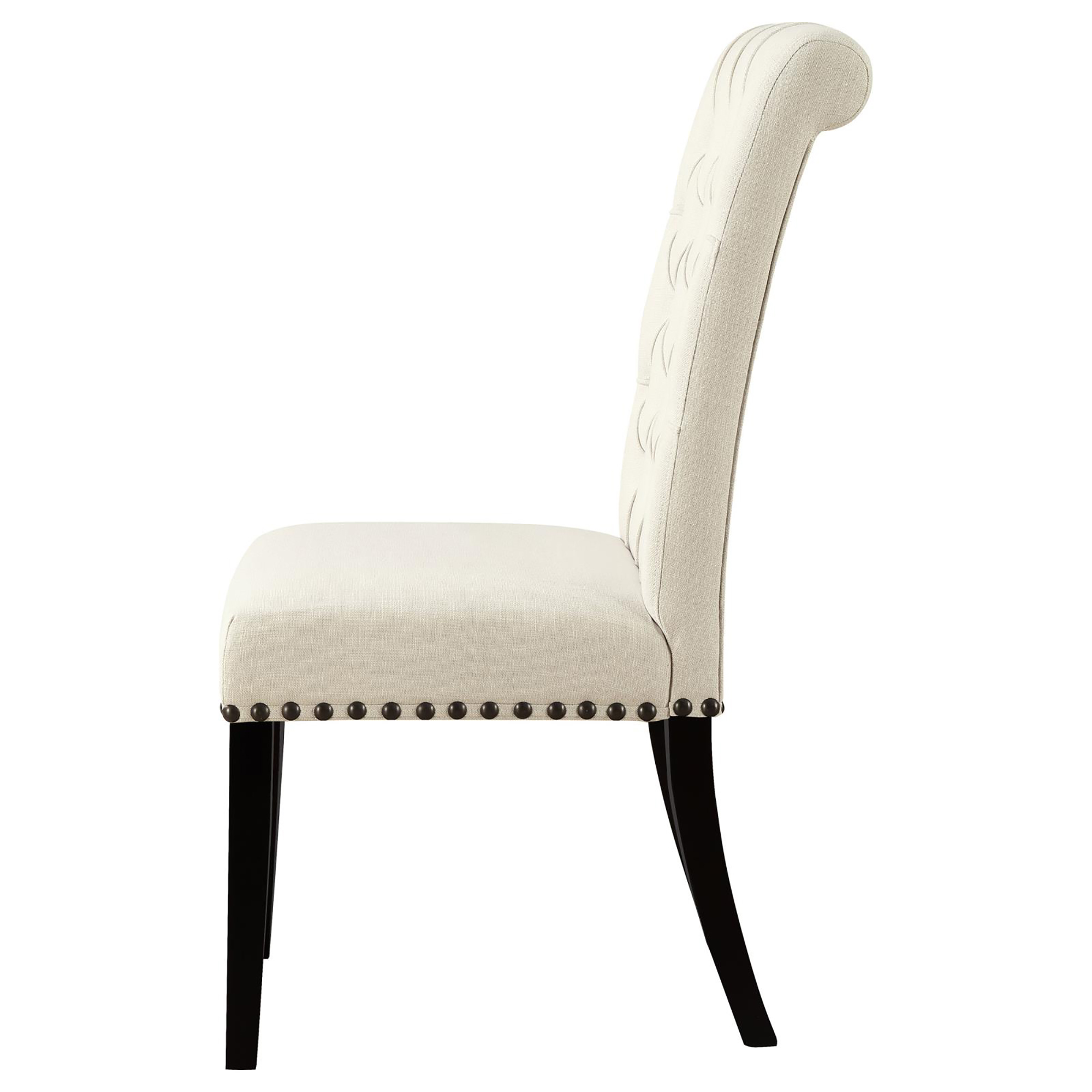 Beige Tufted Side Chairs (Set of 2)