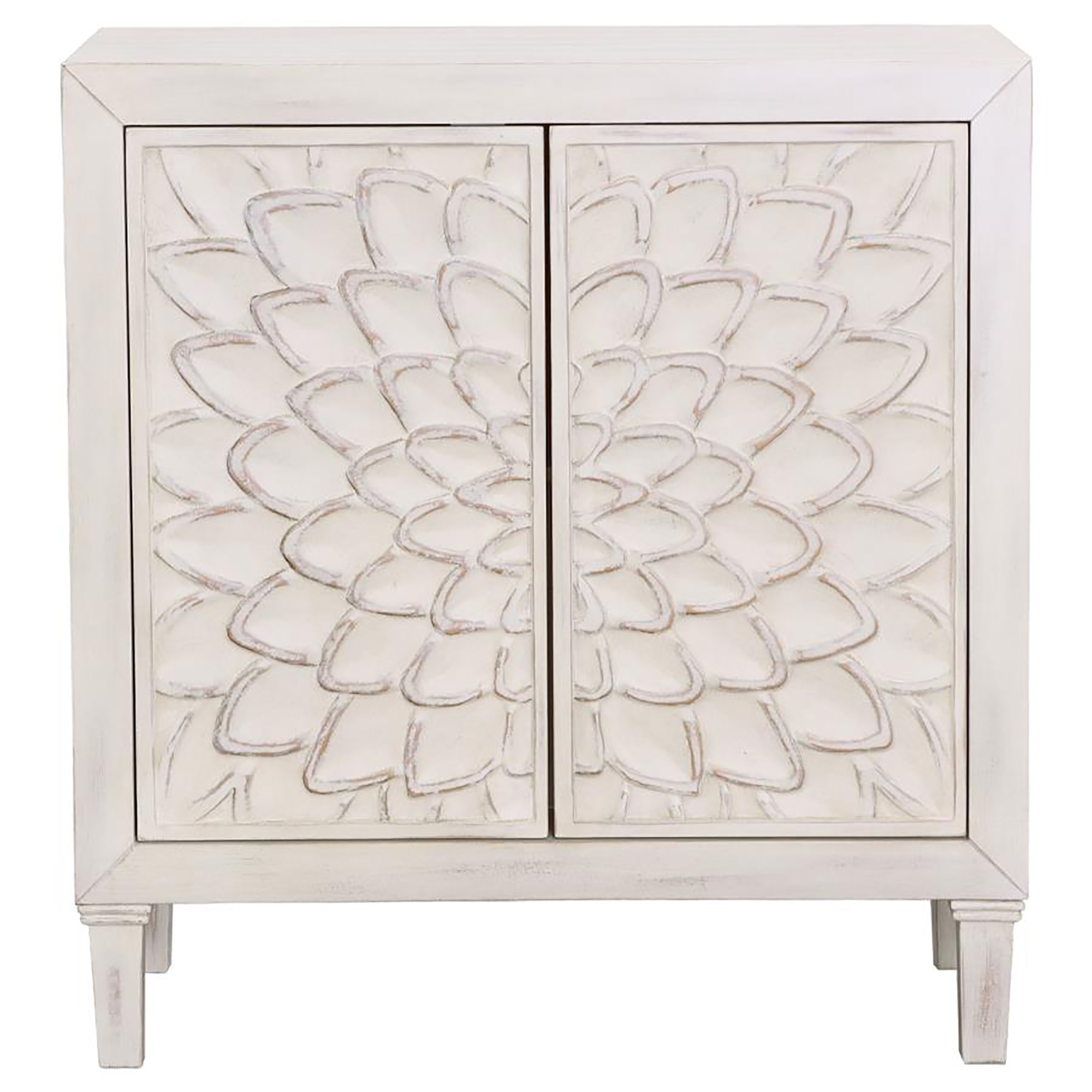 White 2-door Accent Cabinet