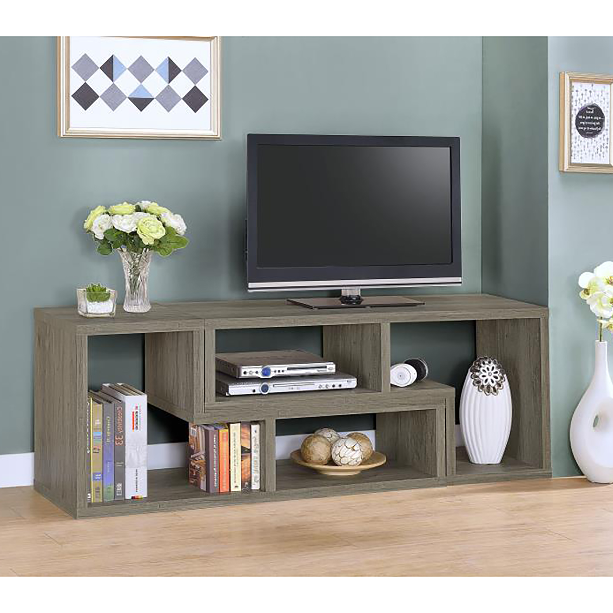 Grey Driftwood Convertable Bookcase