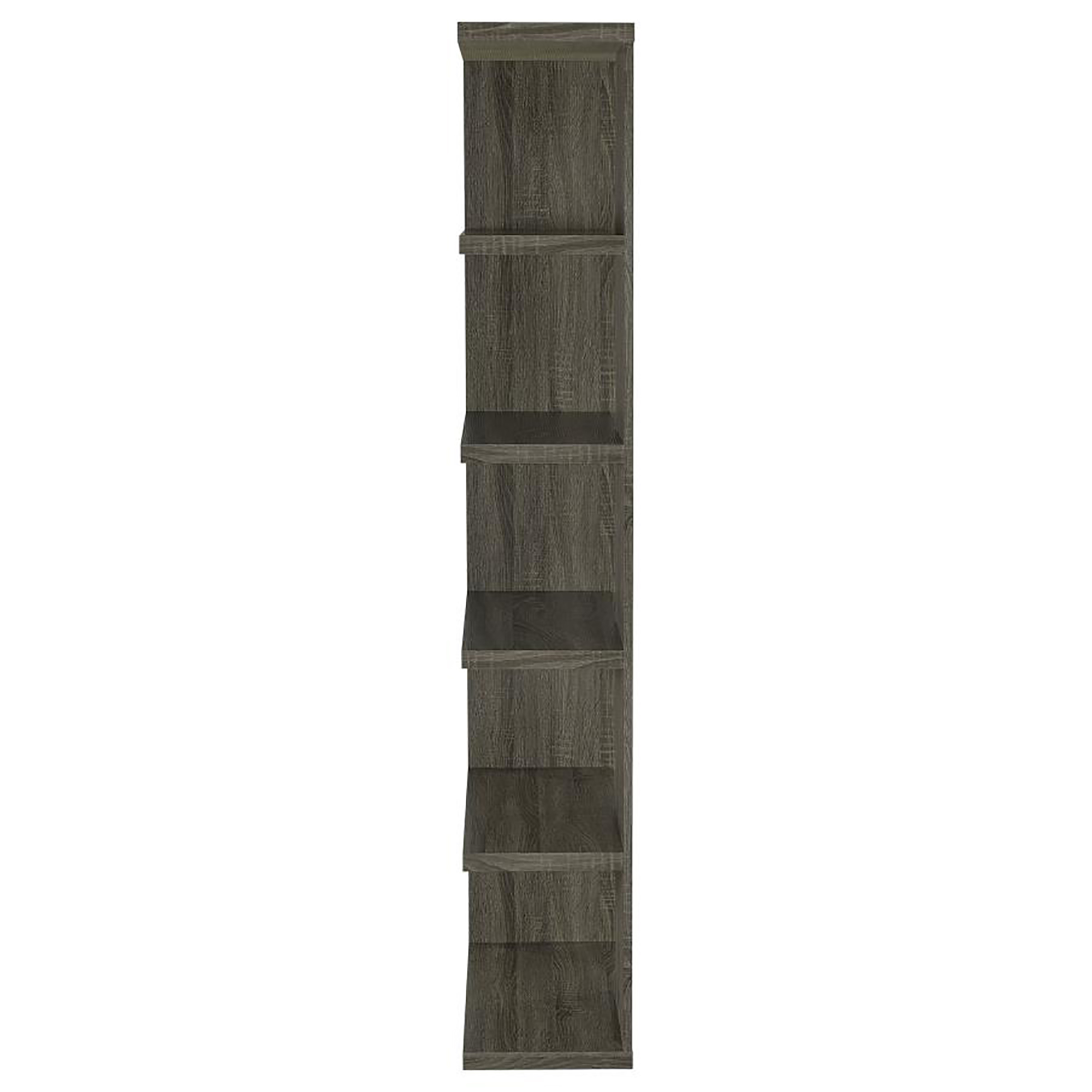 Weathered Grey 5-shelf Bookcase