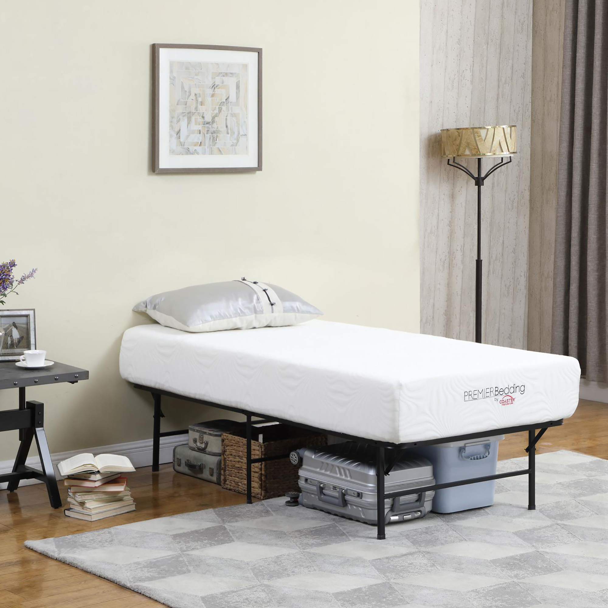 Black Twin Platform Bed