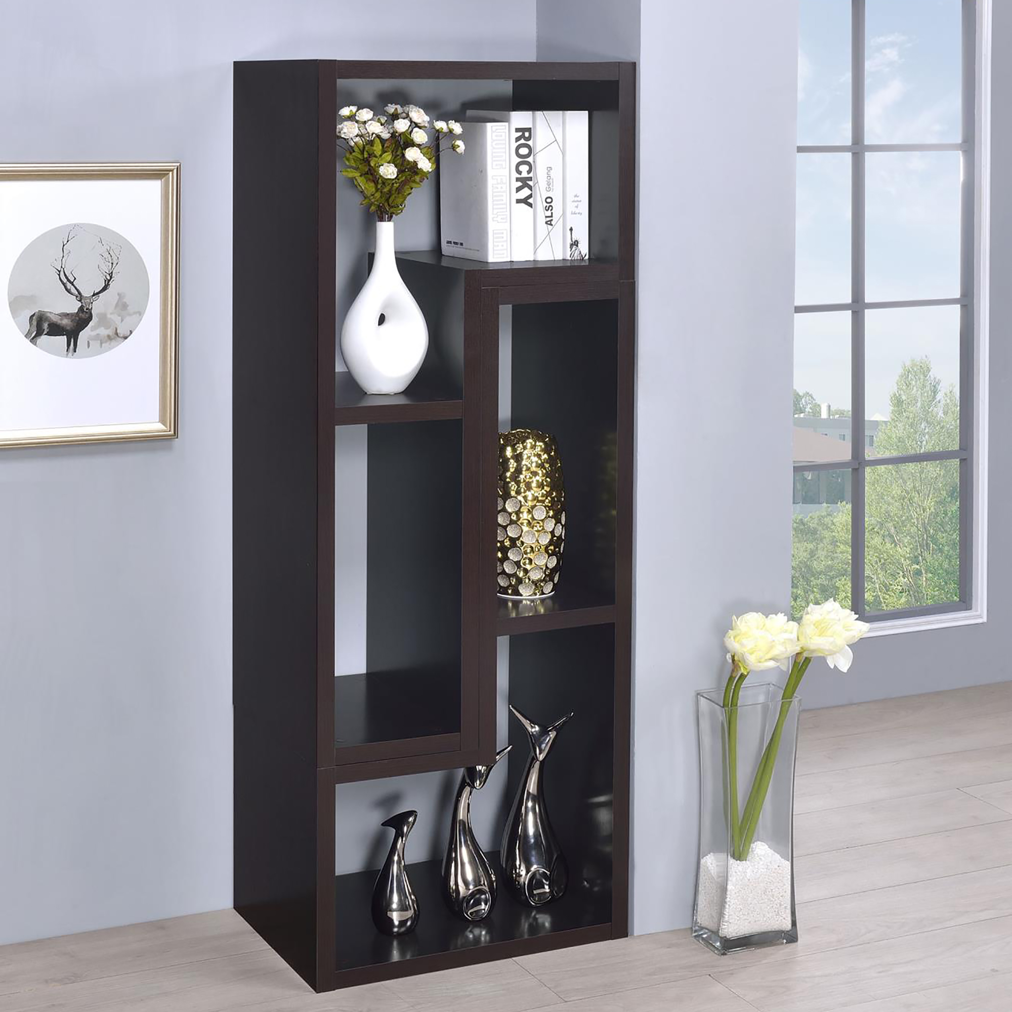 Cappuccino Convertable Bookcase