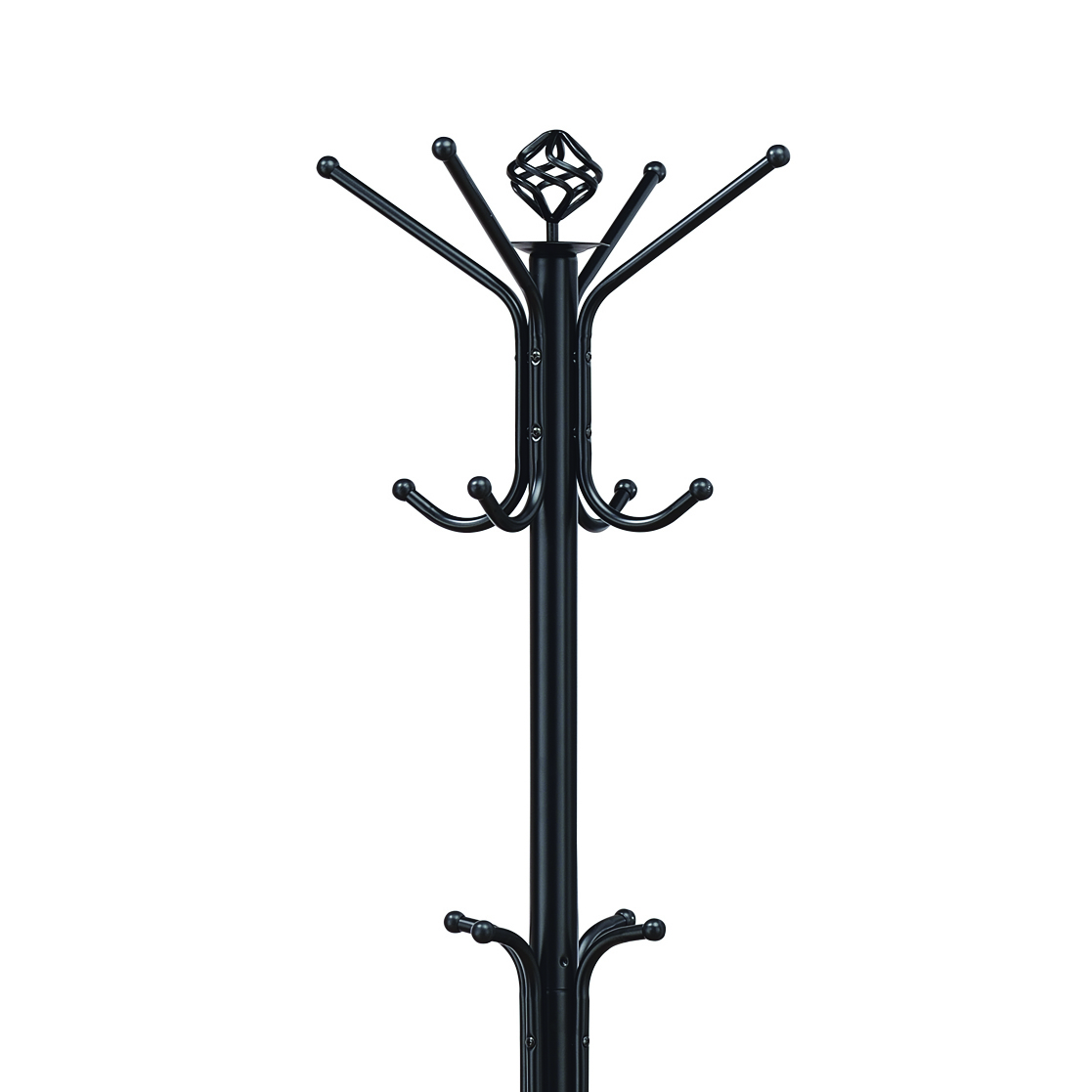 Black Metal Coat Rack