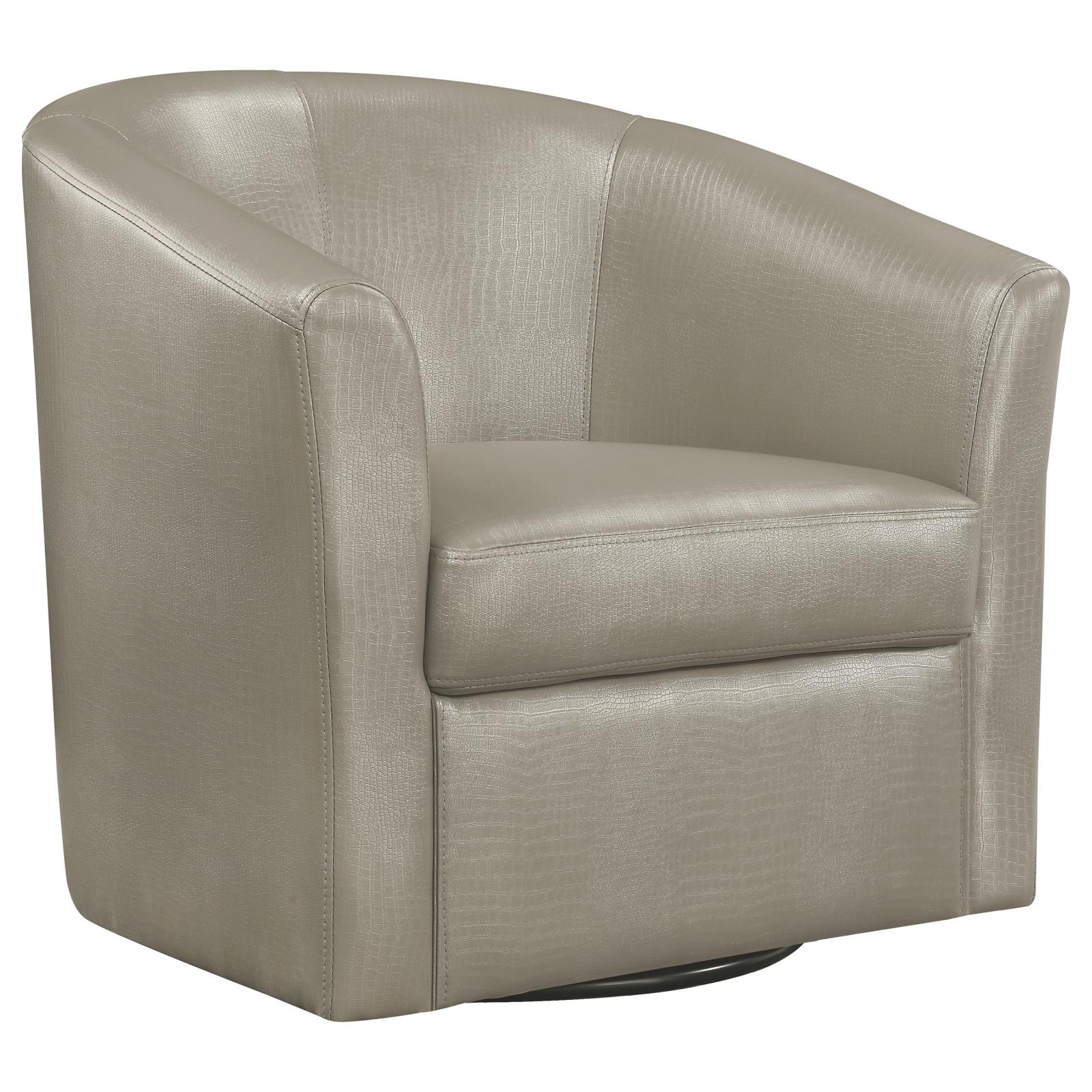 Champagne Swivel Armchair