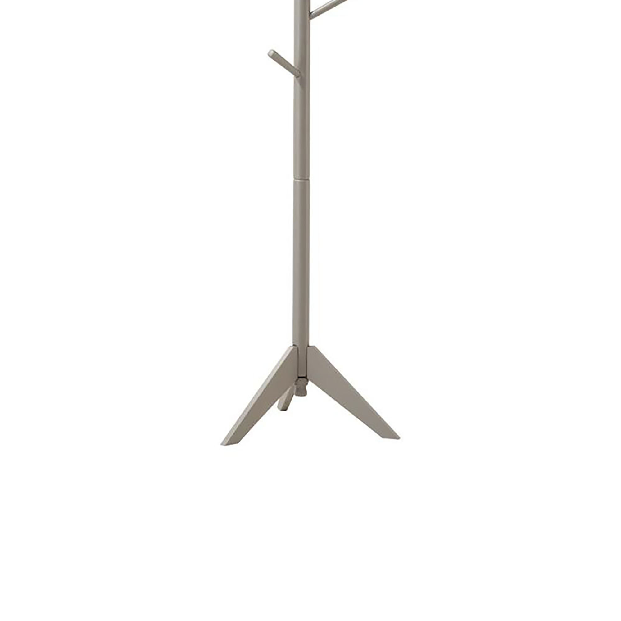 Grey 6-Hook Coat Rack