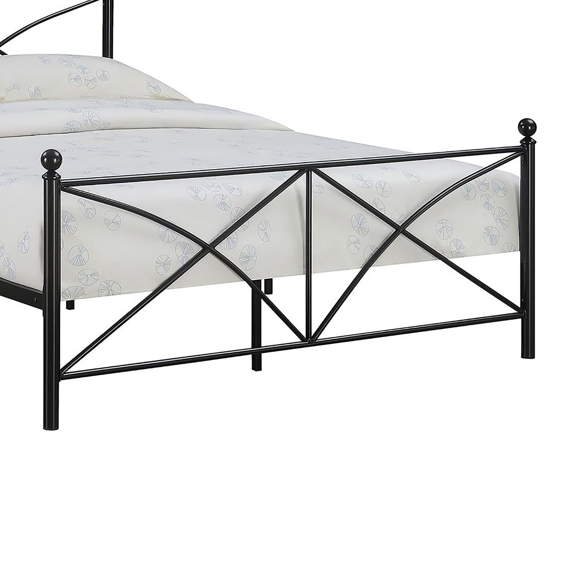 Black Queen Platform Bed