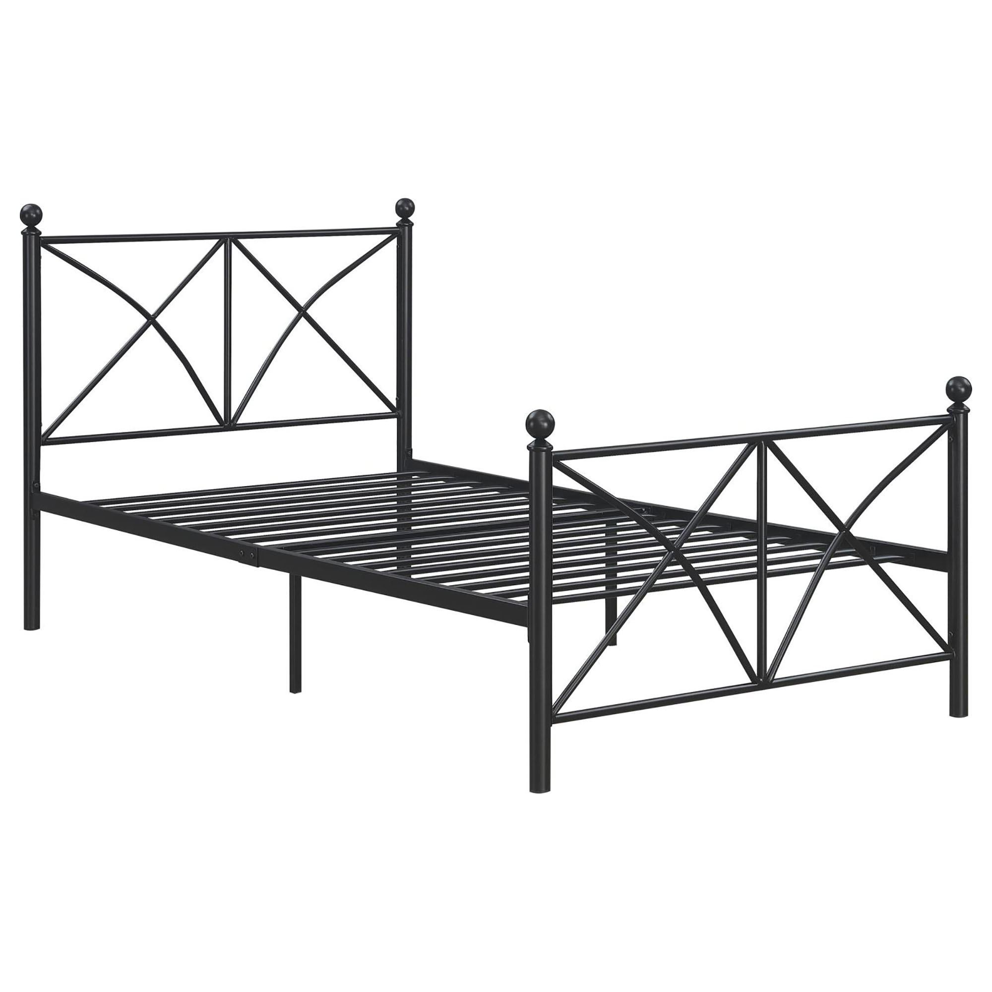 Black Twin Platform Bed