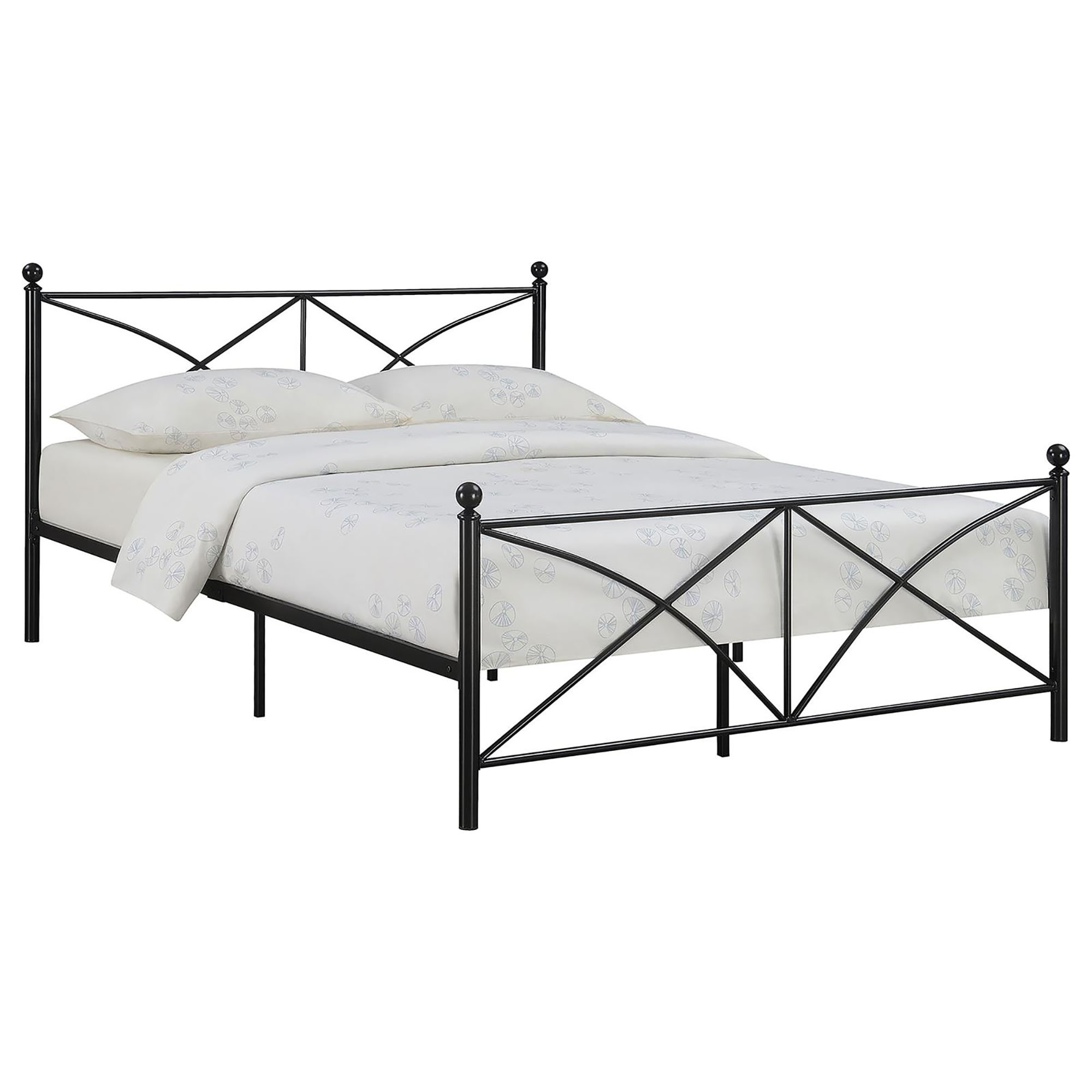 Black Queen Platform Bed