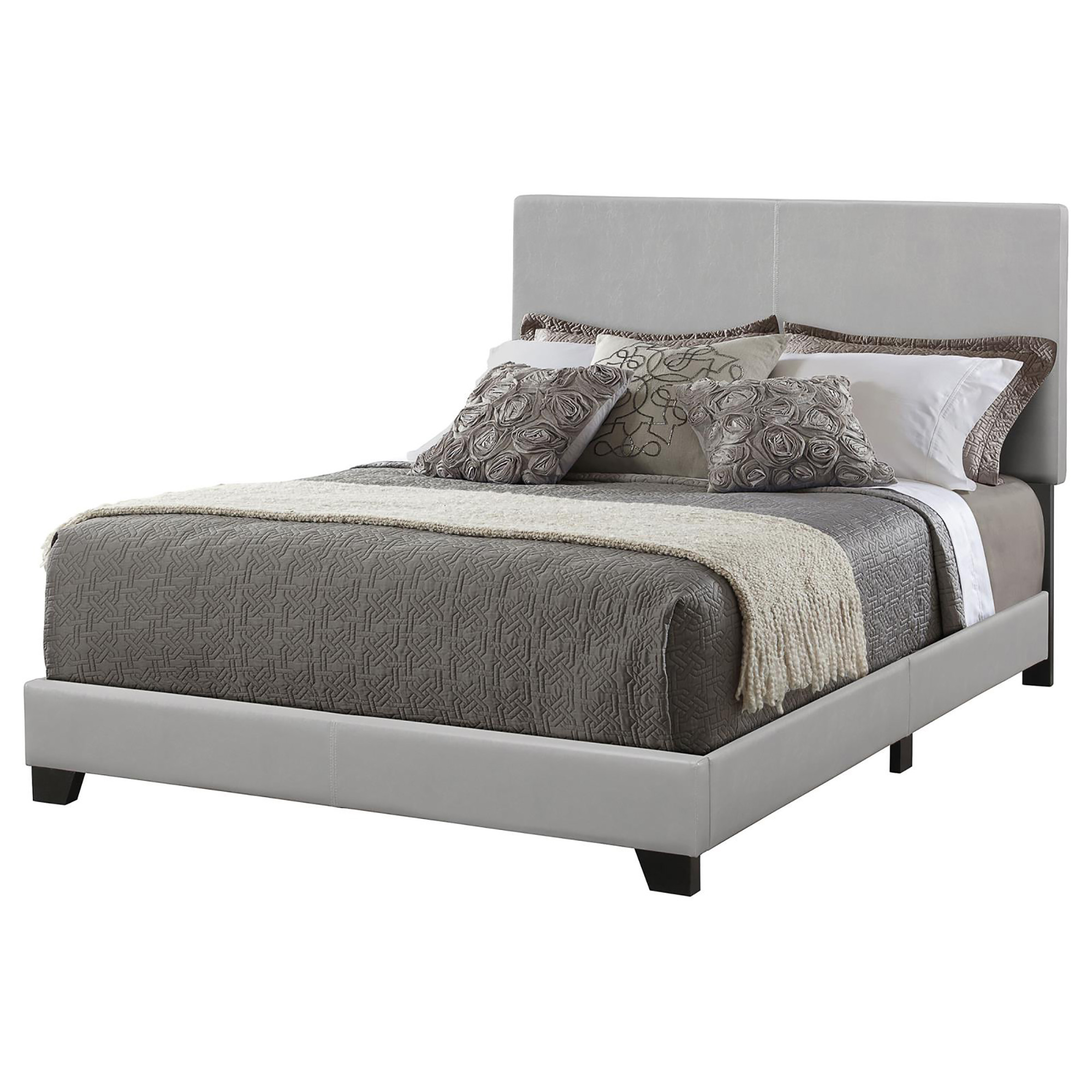 Grey Full Panel Bed