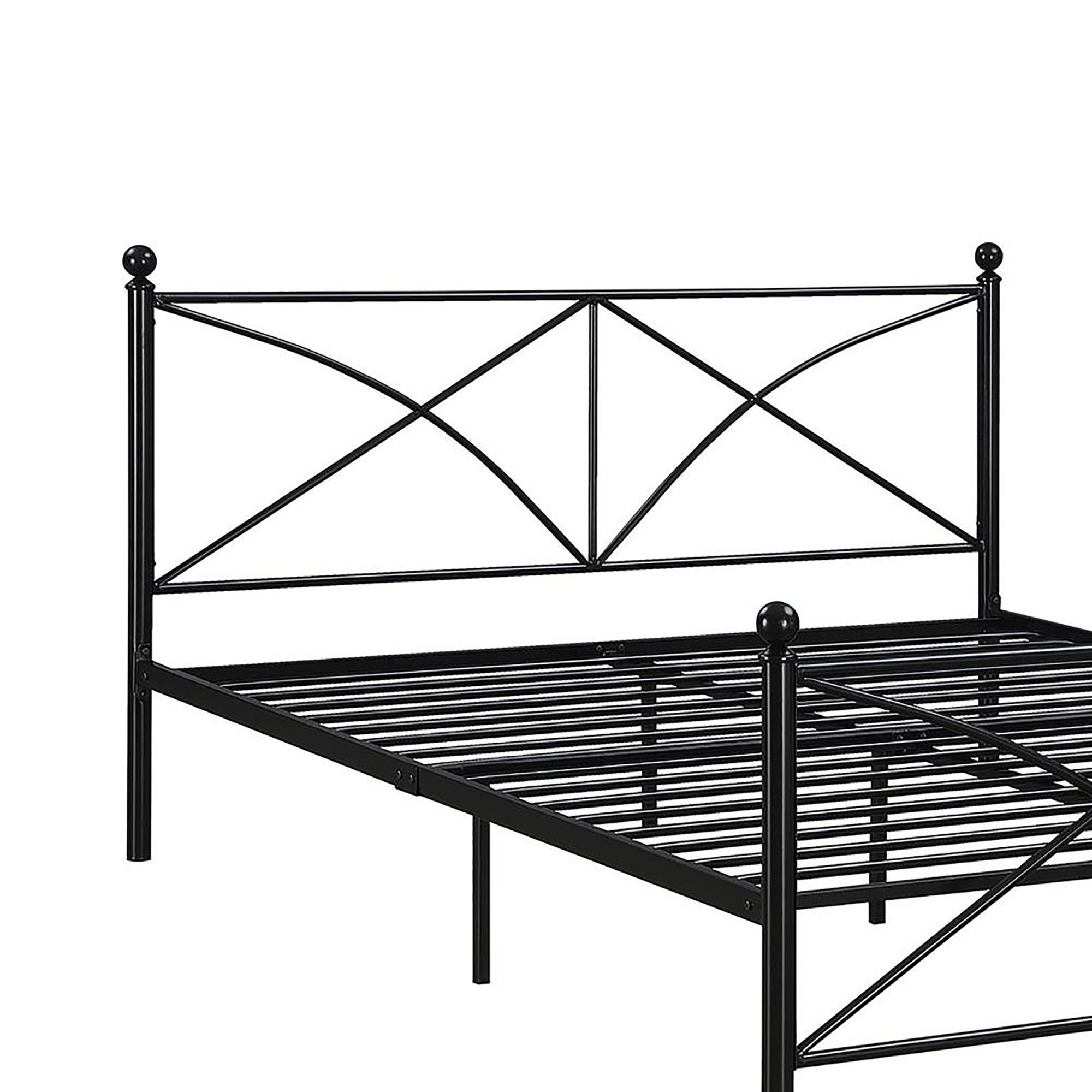 Black Queen Platform Bed