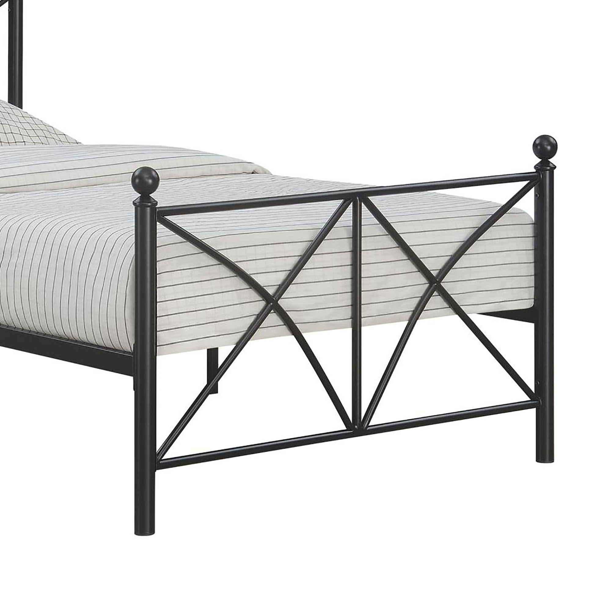 Black Twin Platform Bed