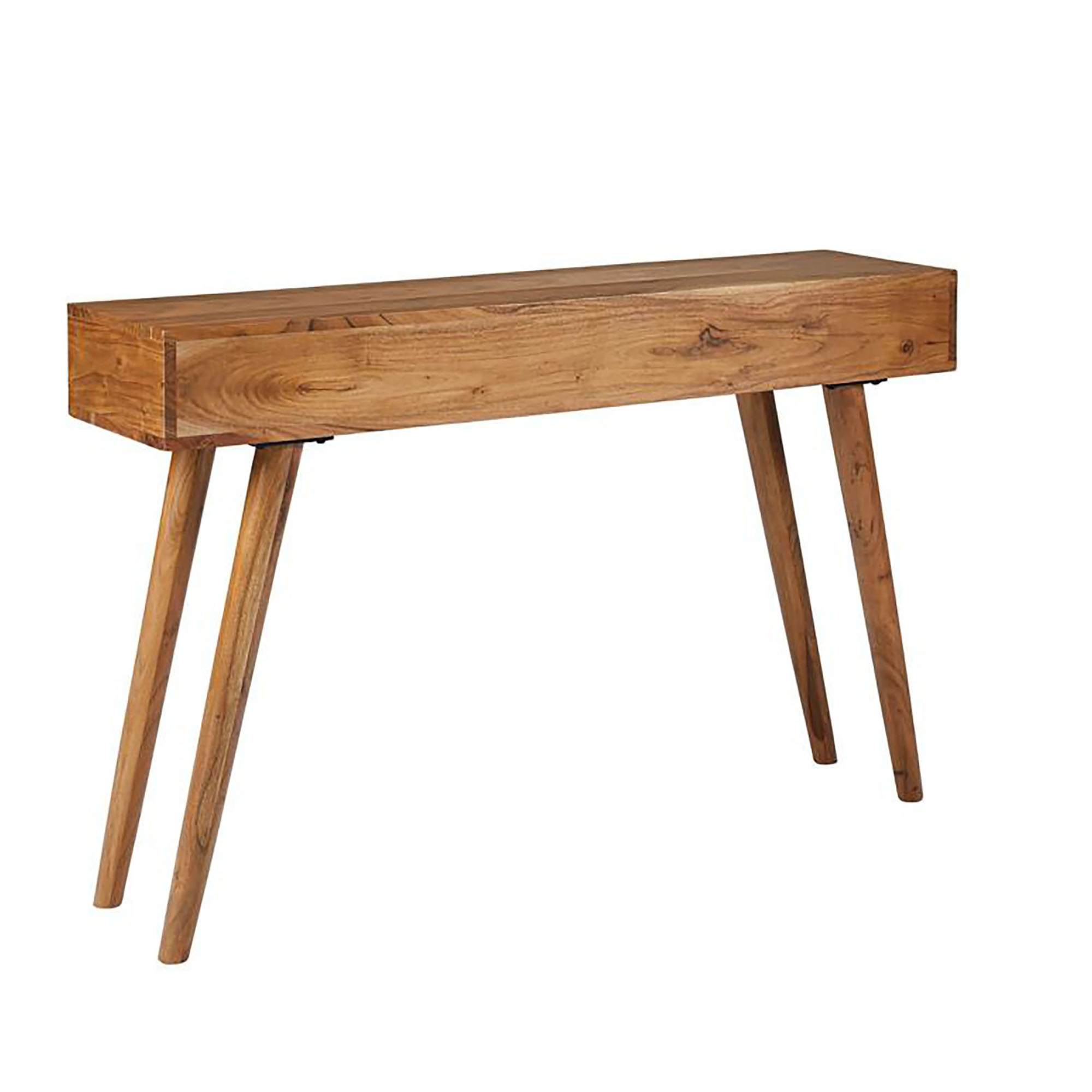 Natural Brown 2-drawer Console Table