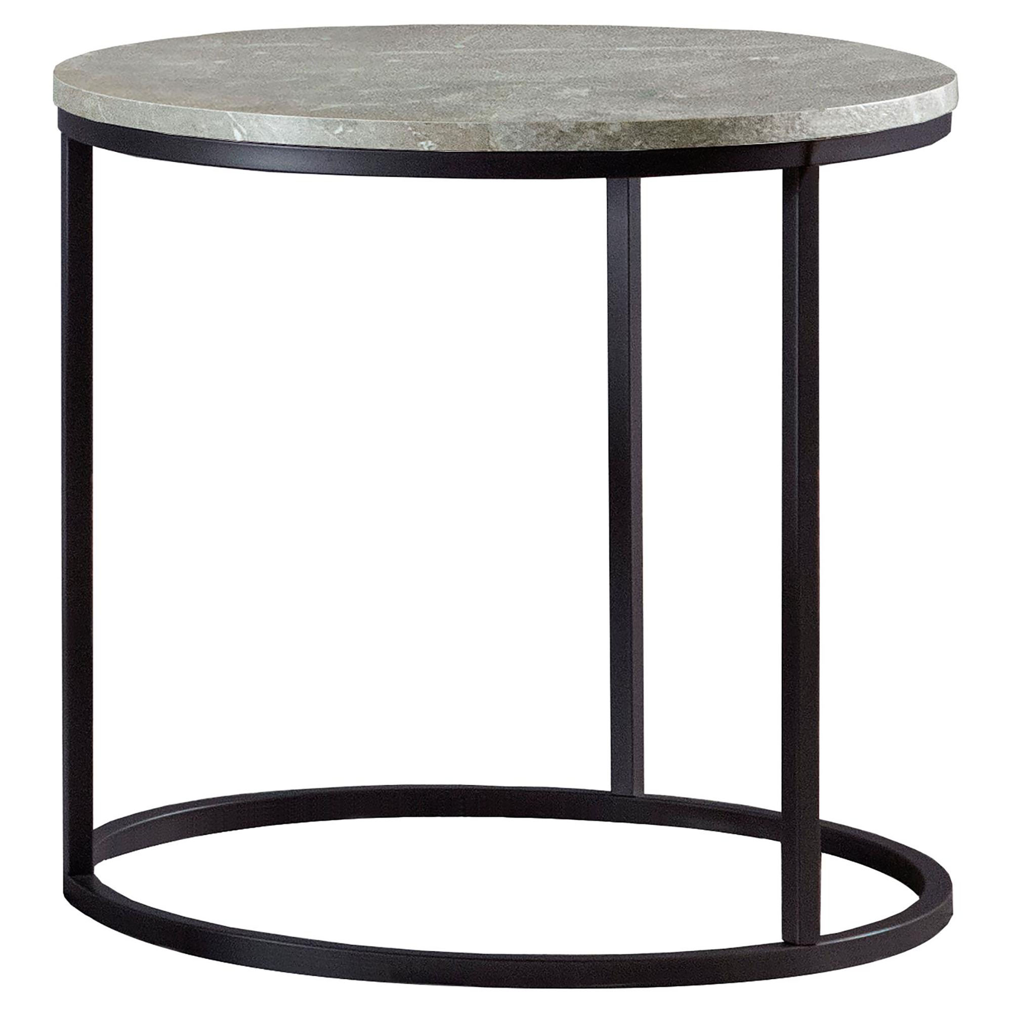 Grey and Gunmetal End Table