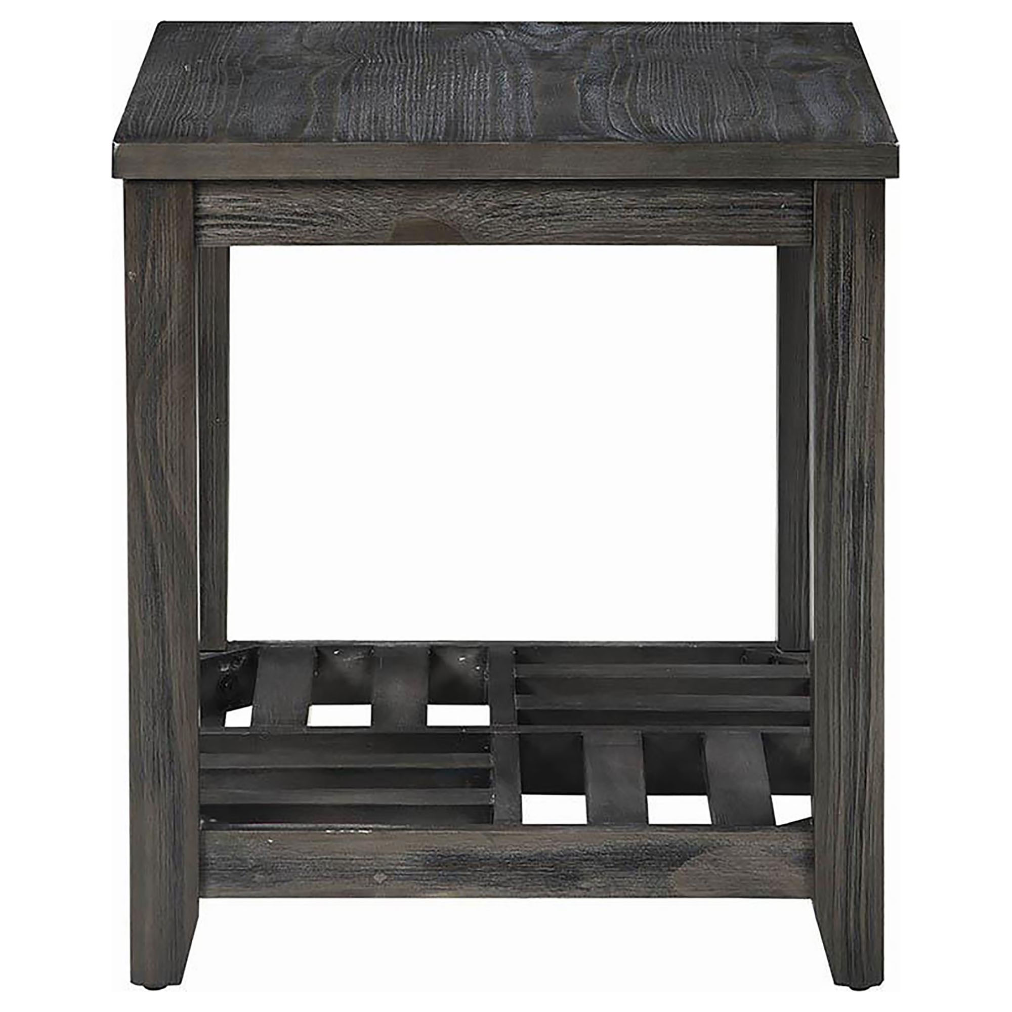 Grey Rectangular End Table