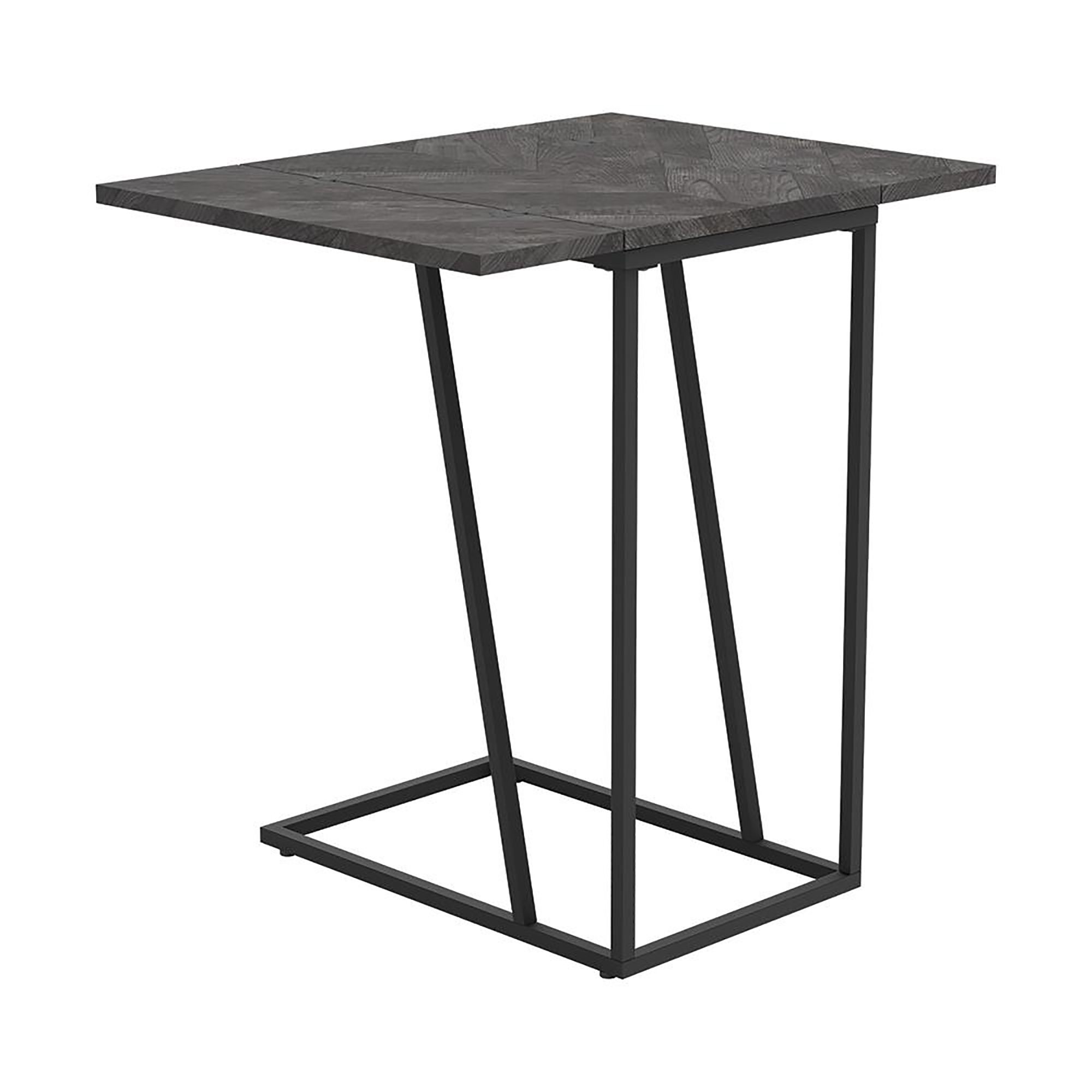 Rustic Grey and Sandy Black Rectangle Accent Table