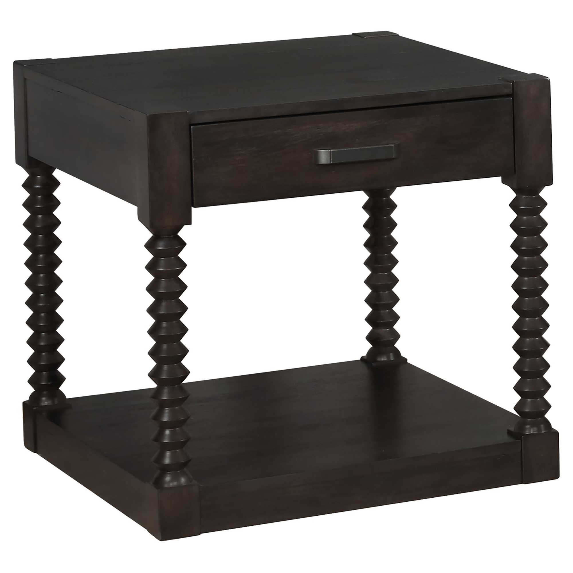 Coffee Bean 1-Drawer End Table