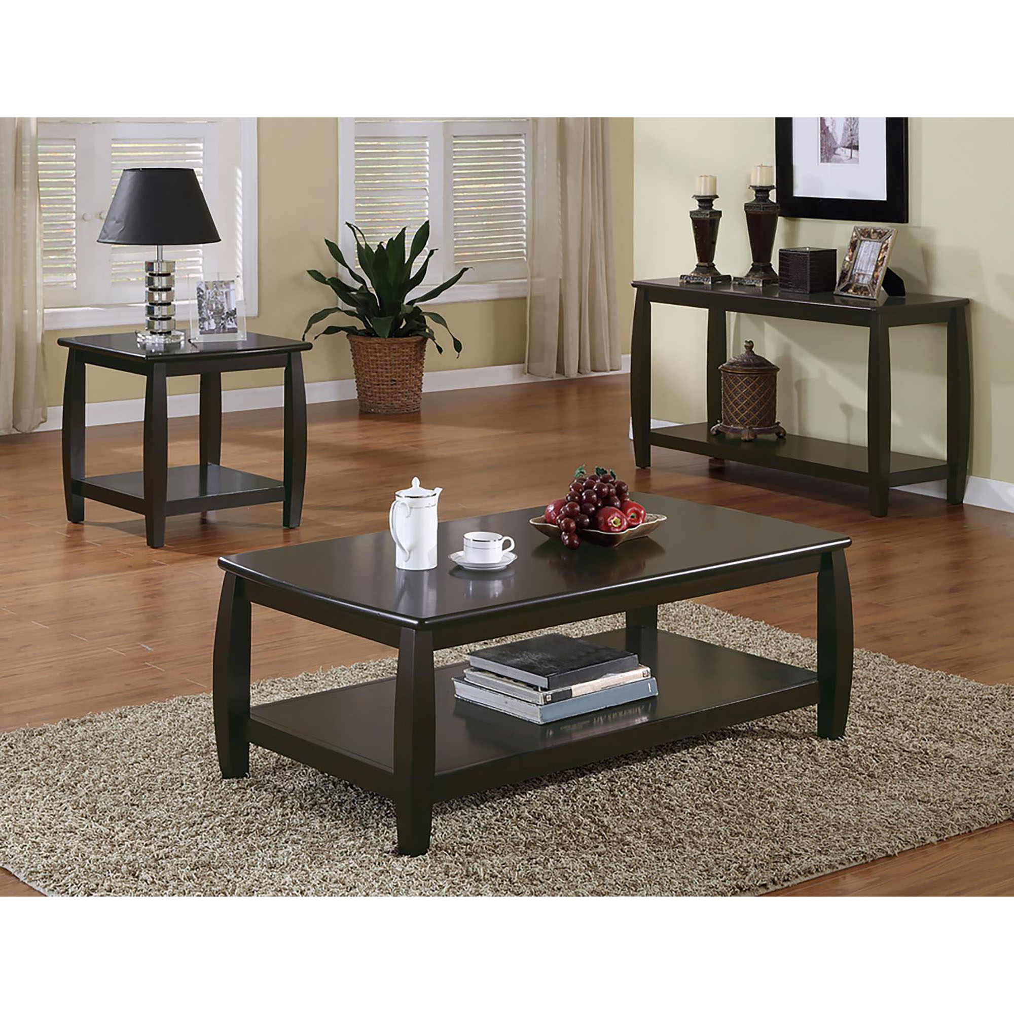 Cappuccino Rectangular Sofa Table