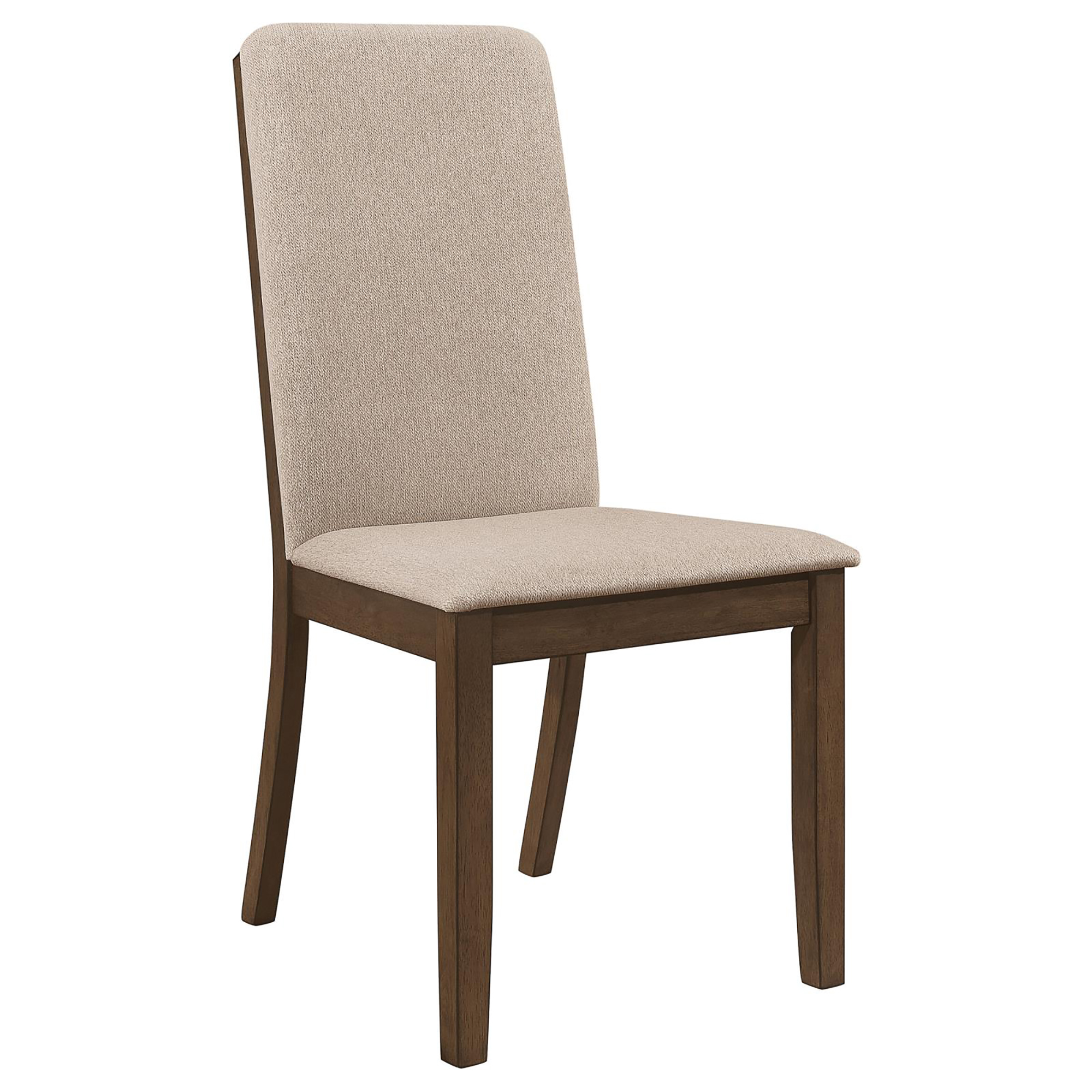 Latte and Medium Walnut Padded Side Chair (Set of 2)