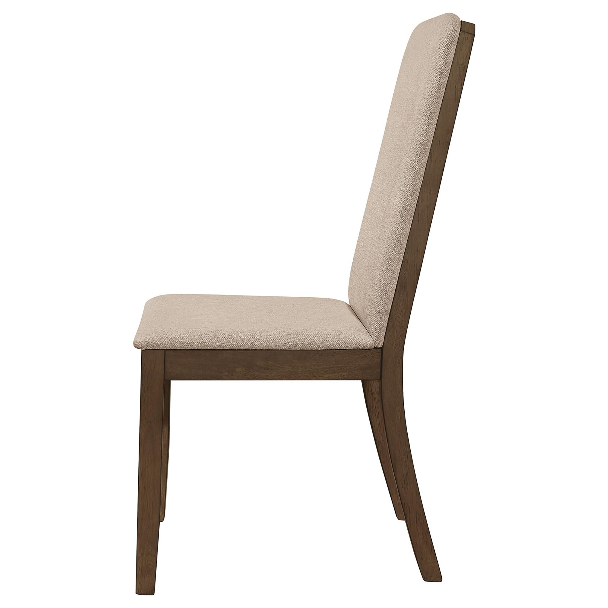 Latte and Medium Walnut Padded Side Chair (Set of 2)