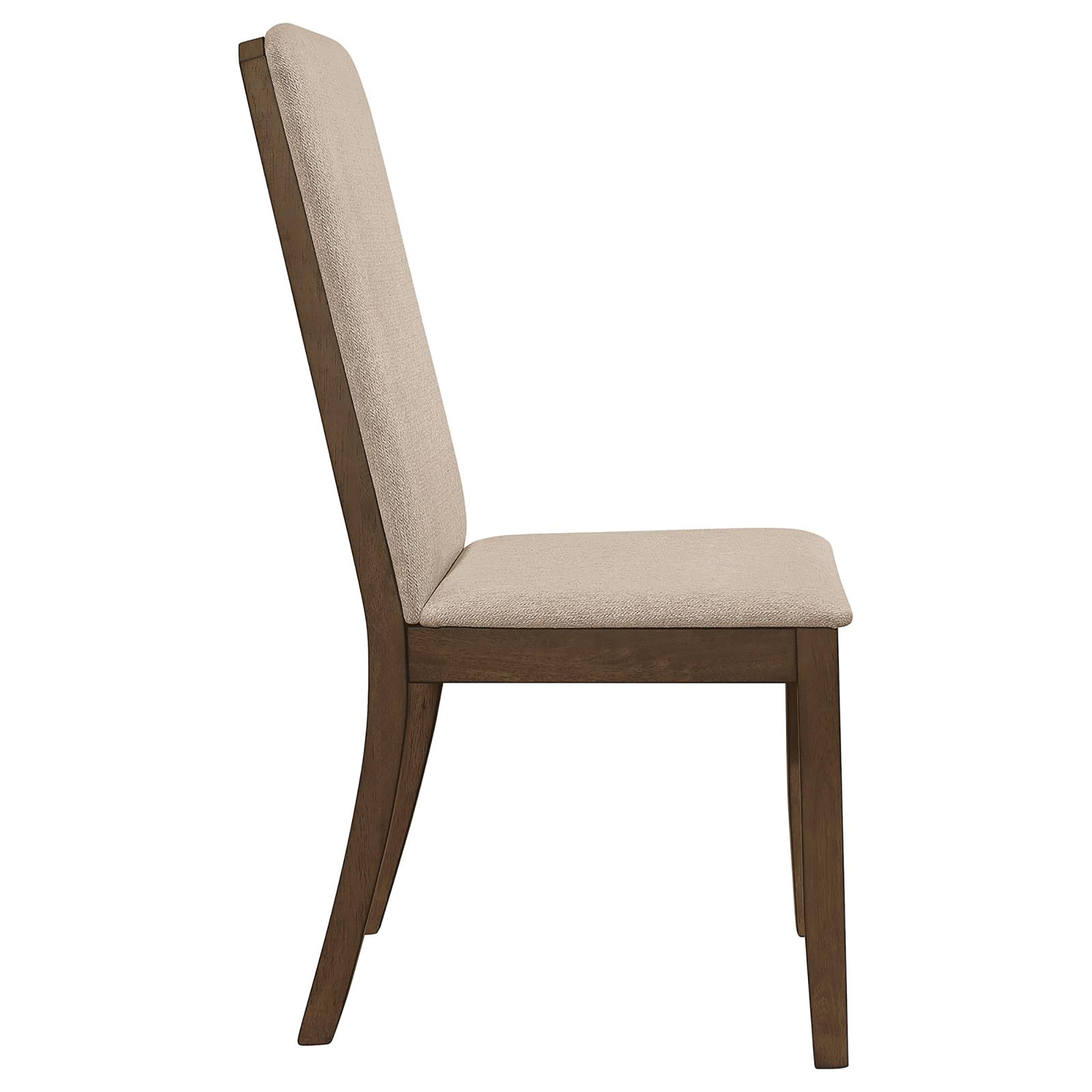 Latte and Medium Walnut Padded Side Chair (Set of 2)