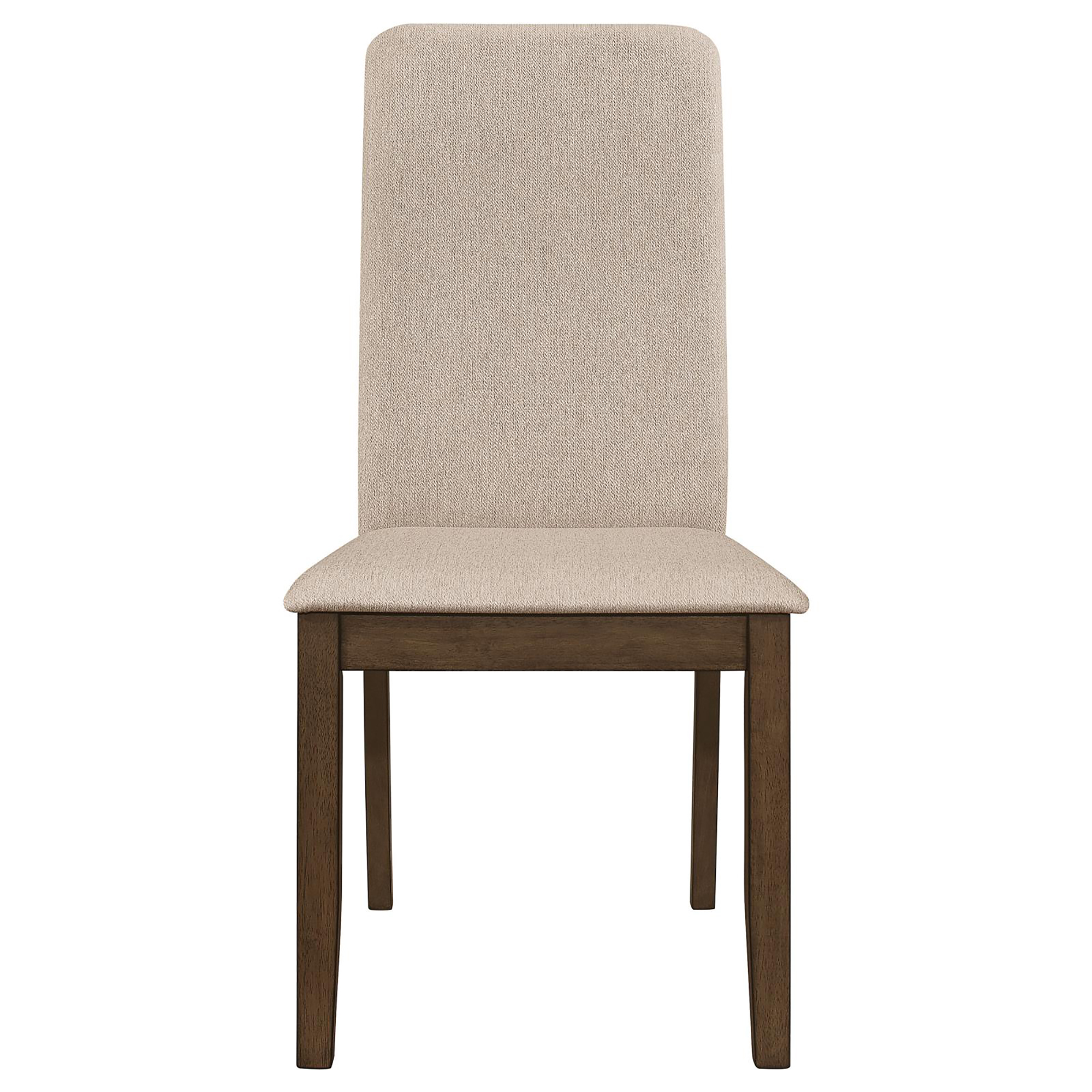 Latte and Medium Walnut Padded Side Chair (Set of 2)