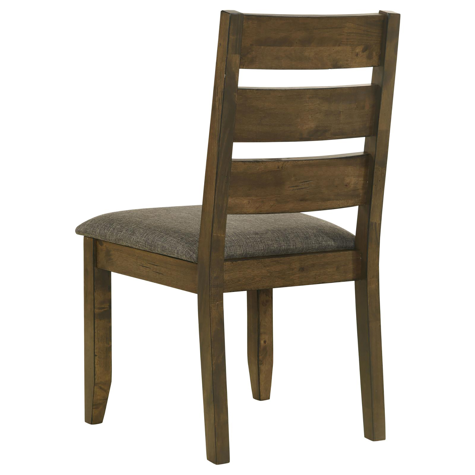 Knotty Nutmeg and Grey Ladderback Dining Chair (Set of 2)