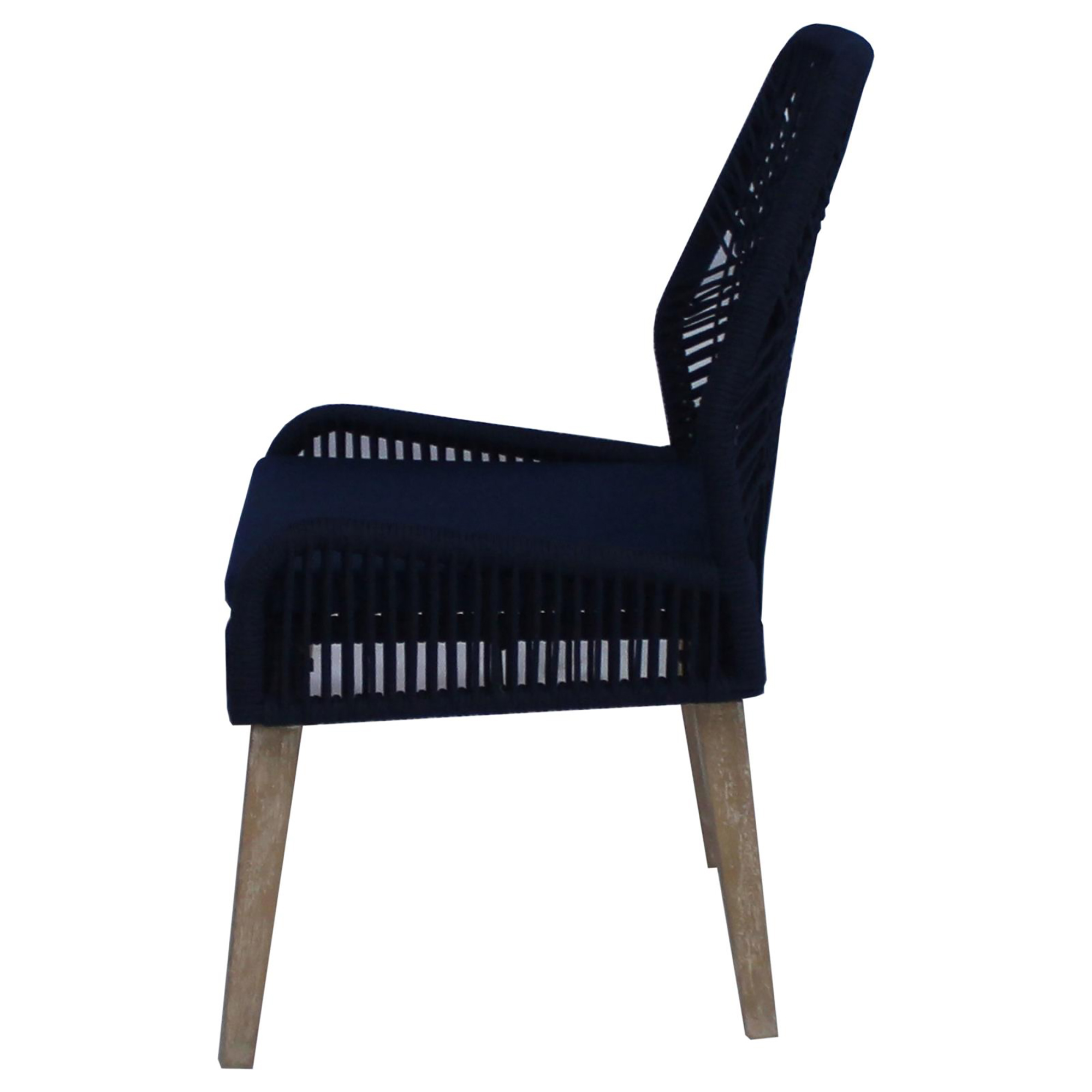 Dark Navy Back Side Chair (Set of 2)