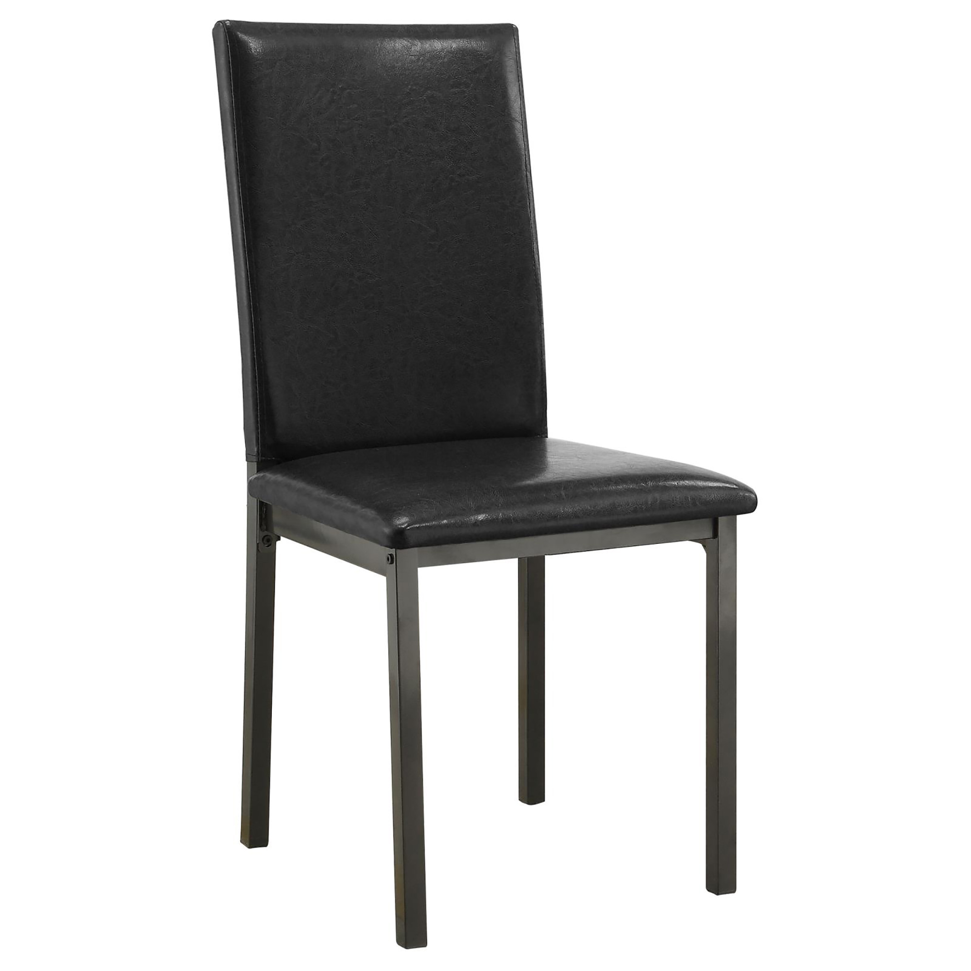 Black and Grey Upholestered Side Chair (Set of 2)