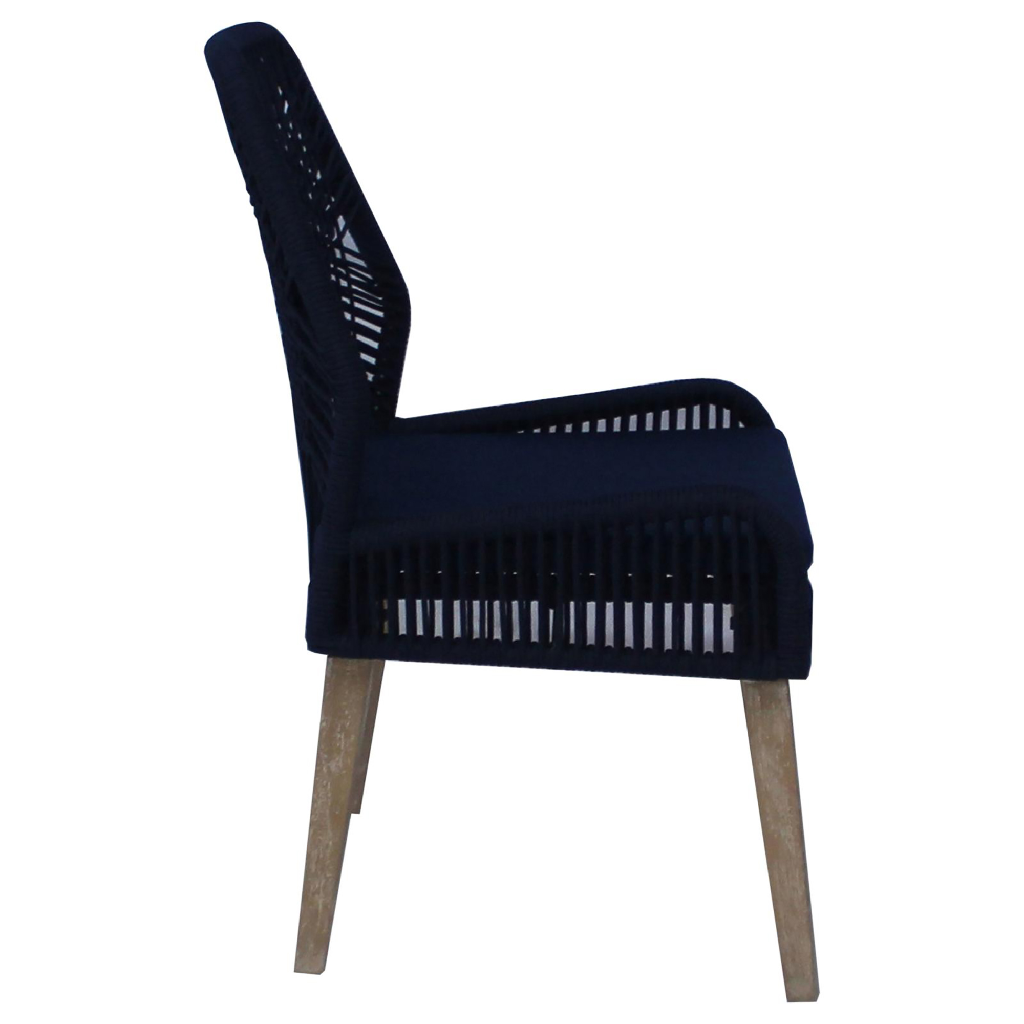 Dark Navy Back Side Chair (Set of 2)