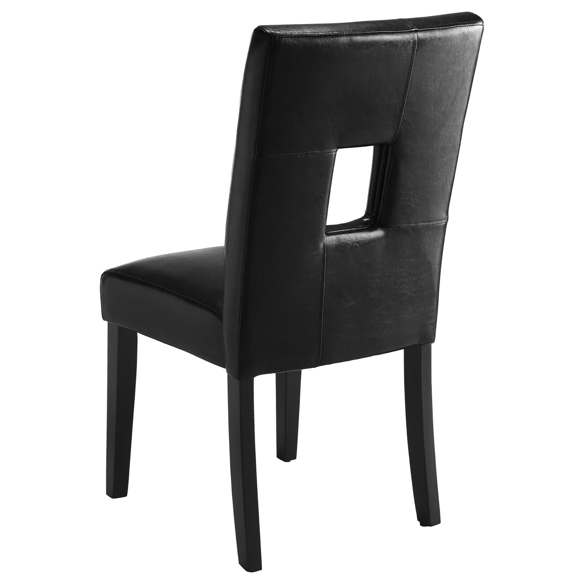 Black Open Back Counter Height Chair (Set of 2)